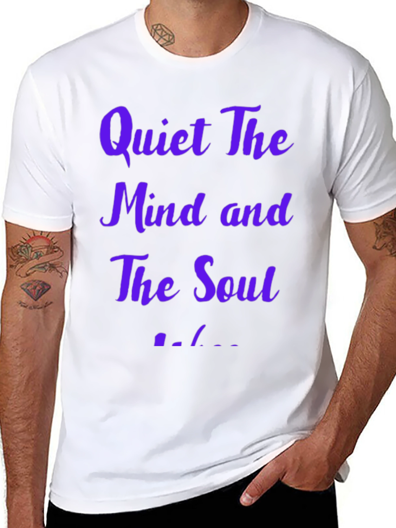 Quiet The Mind Black T-Shirt