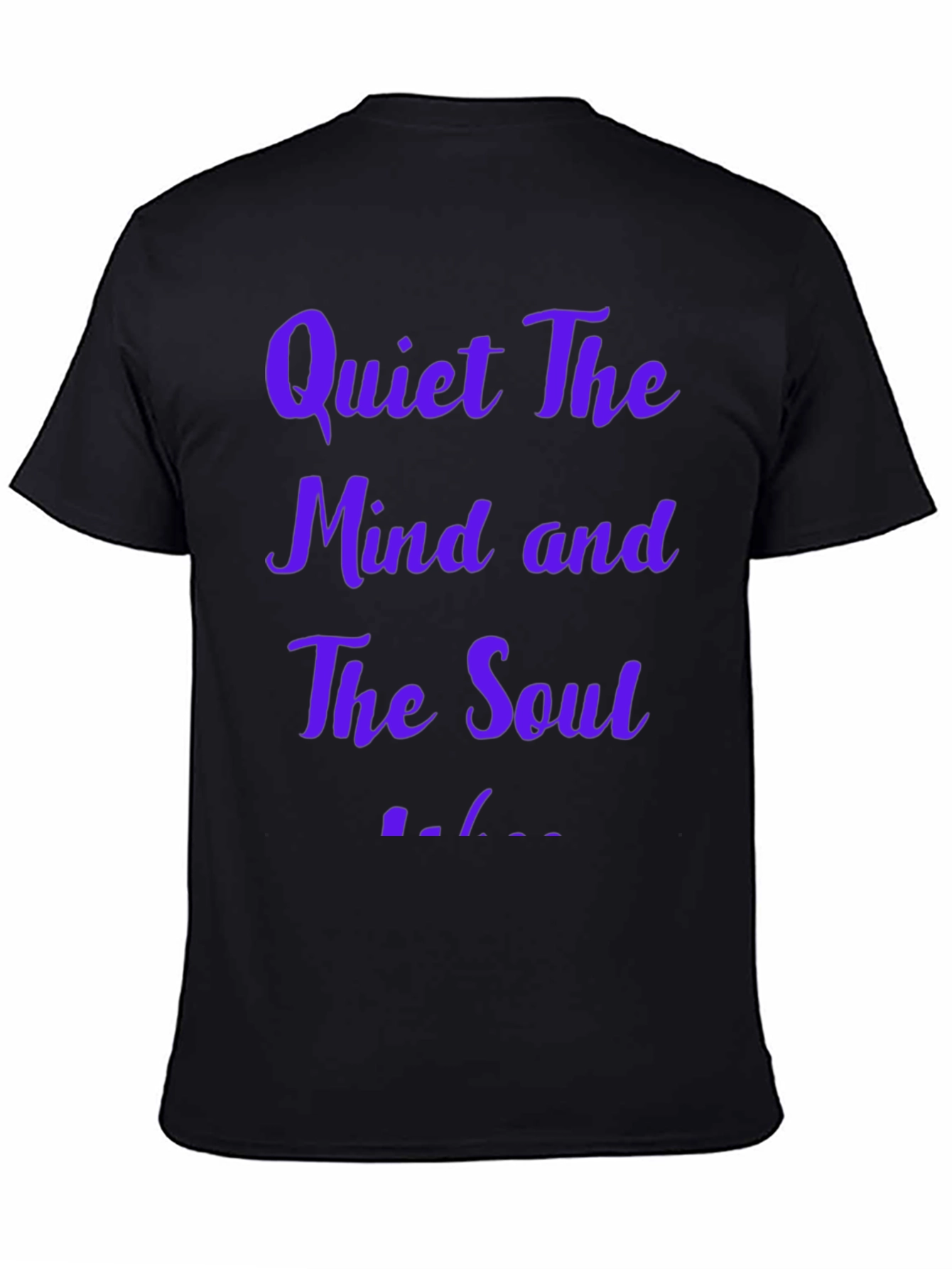 Quiet The Mind Black T-Shirt