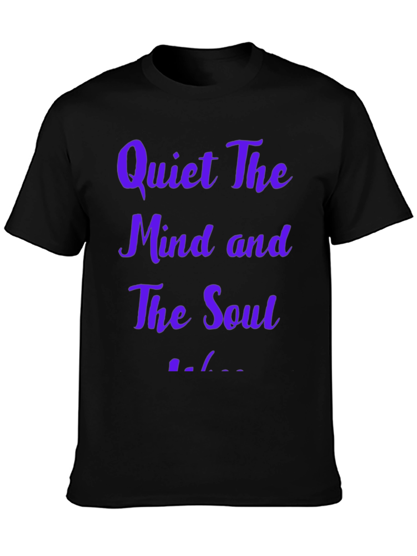 Quiet The Mind Black T-Shirt