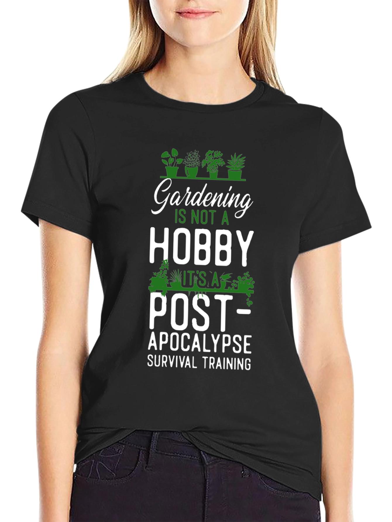 Gardening Post-Apocalypse Survival Training T-Shirt