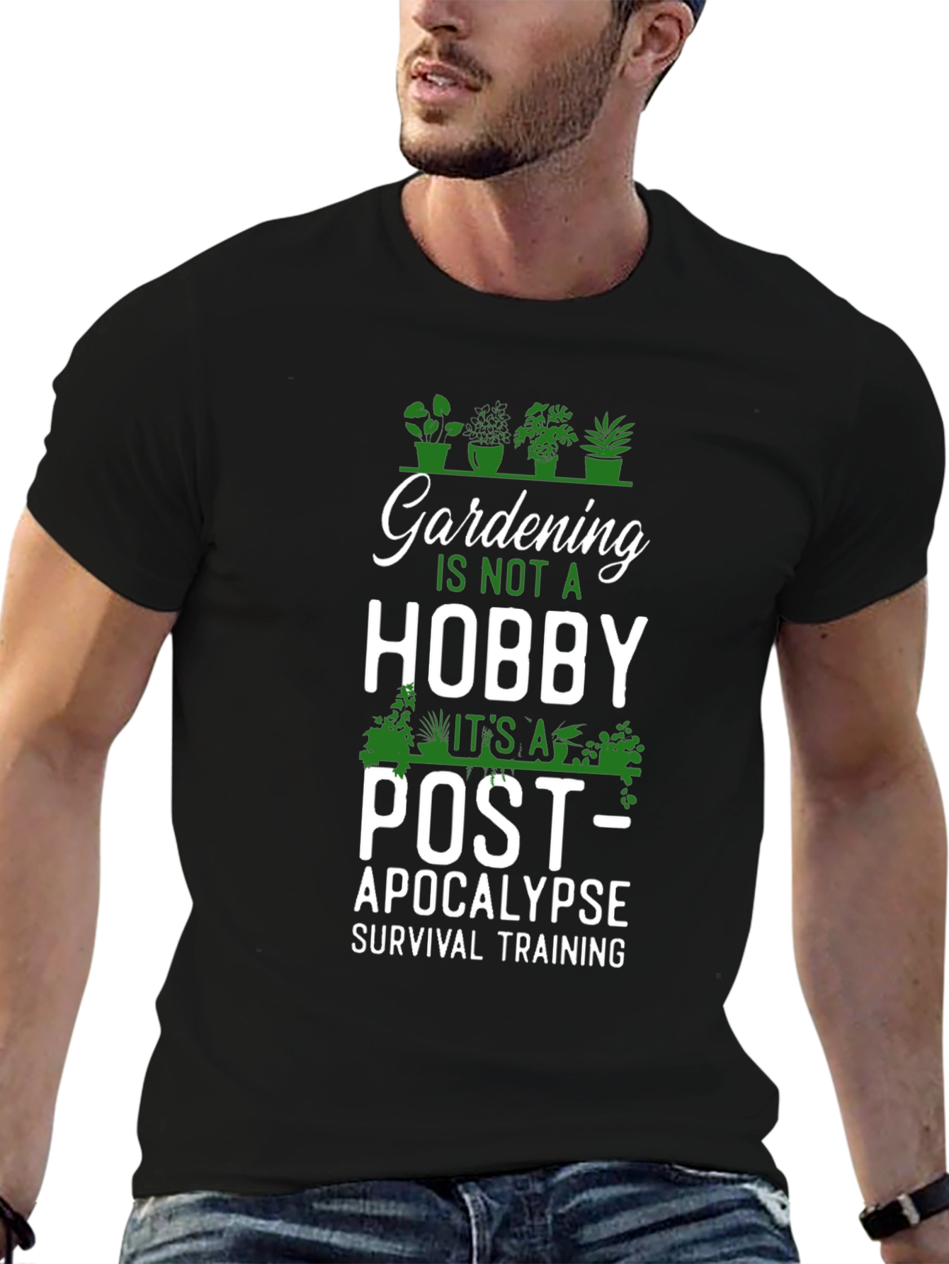 Gardening Post-Apocalypse Survival Training T-Shirt
