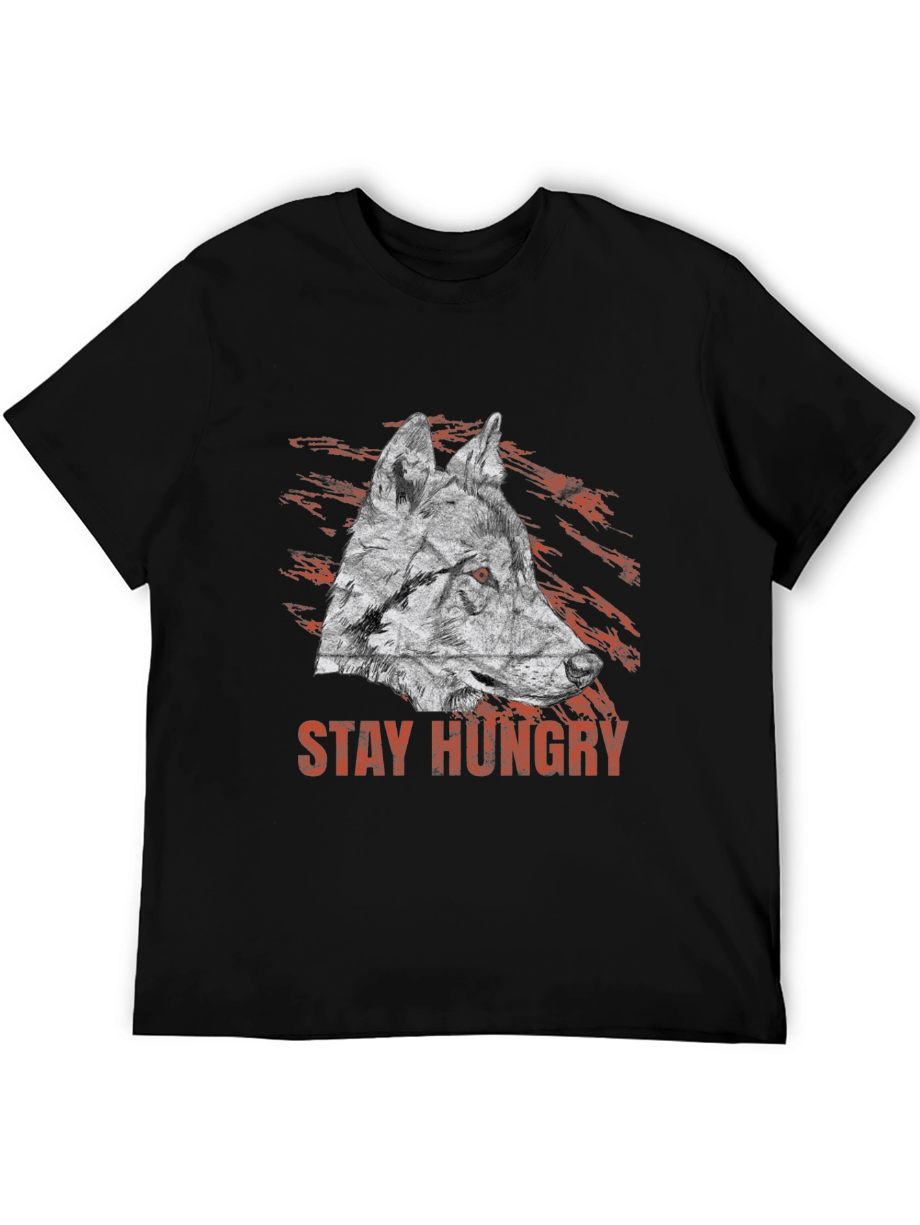 Stay Hungry Wolf Graphic Tee