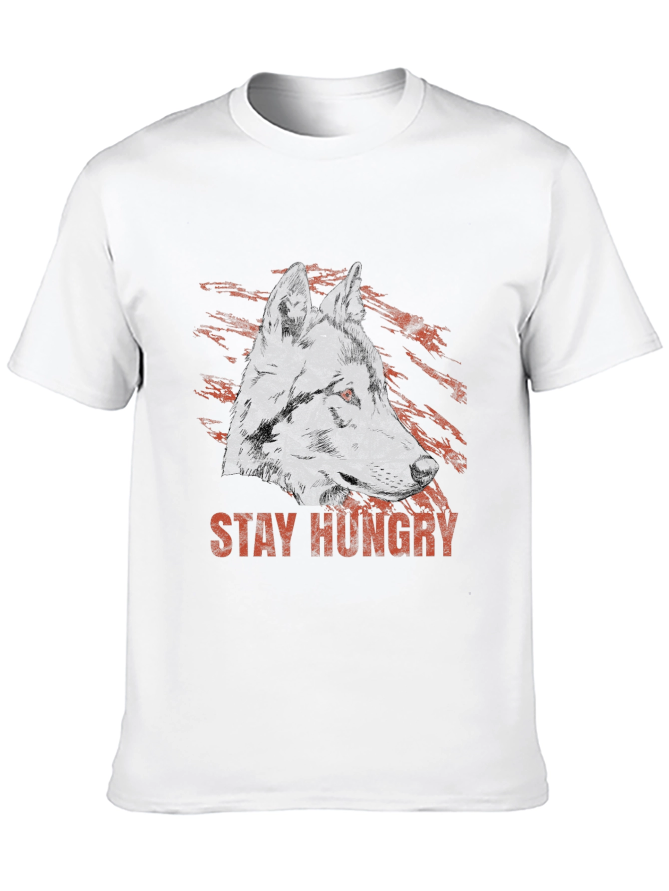 Stay Hungry Wolf Graphic Tee