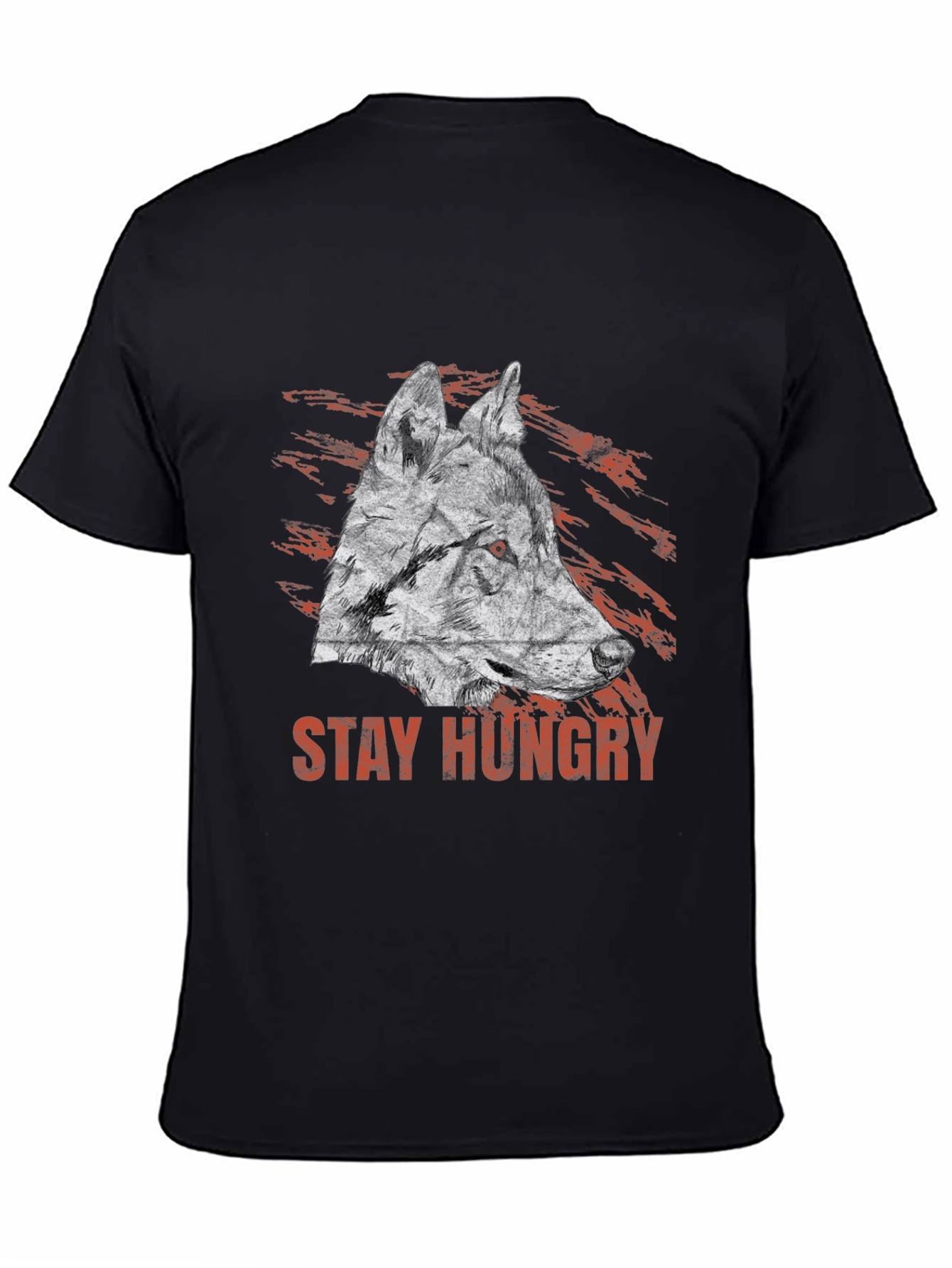 Stay Hungry Wolf Graphic Tee