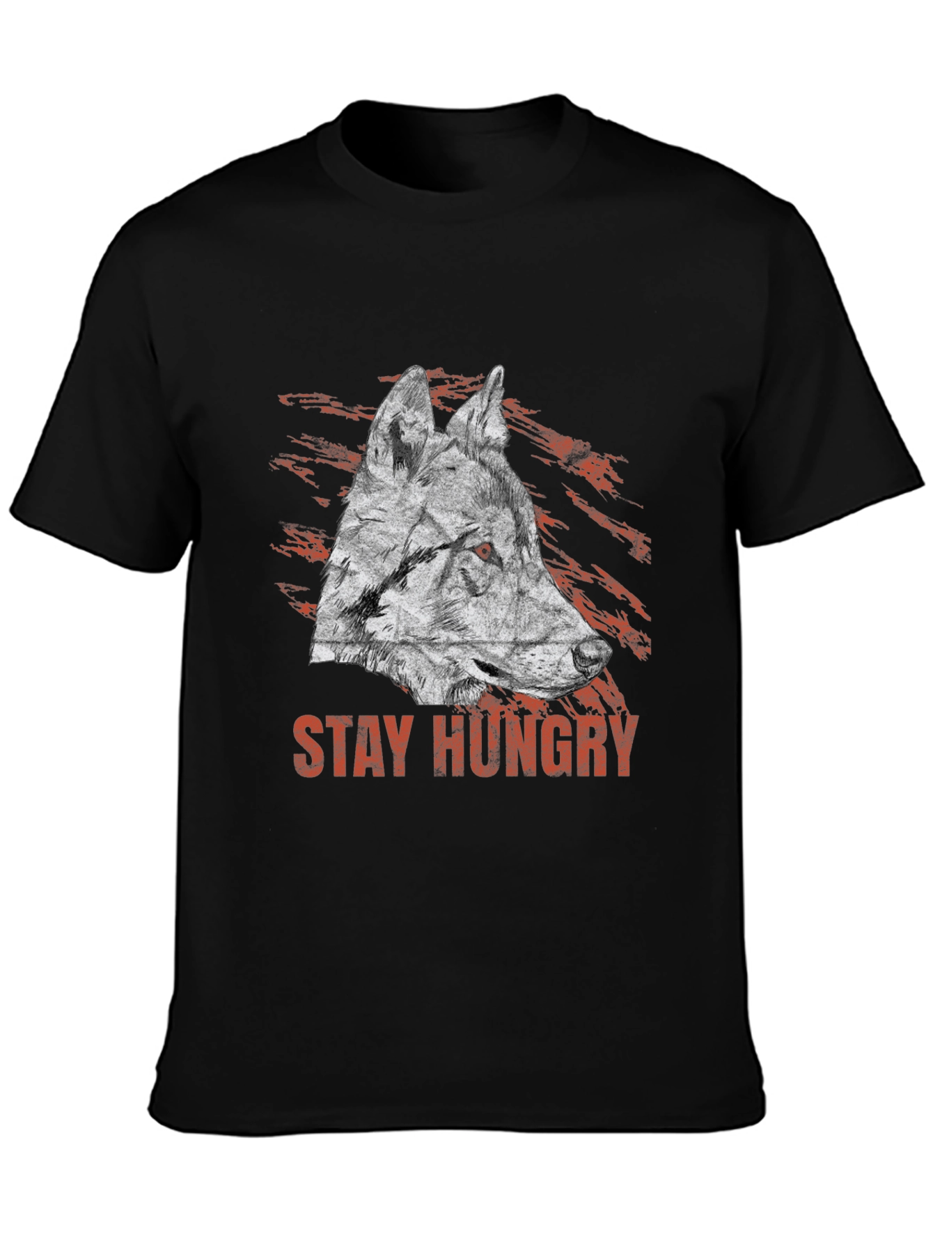 Stay Hungry Wolf Graphic Tee