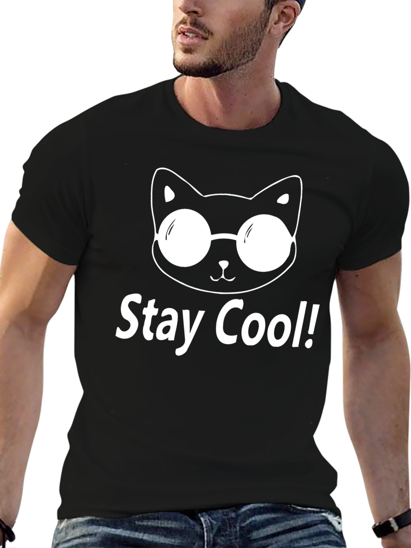 Cool Cat Tee - Stay Cool Graphic T-Shirt