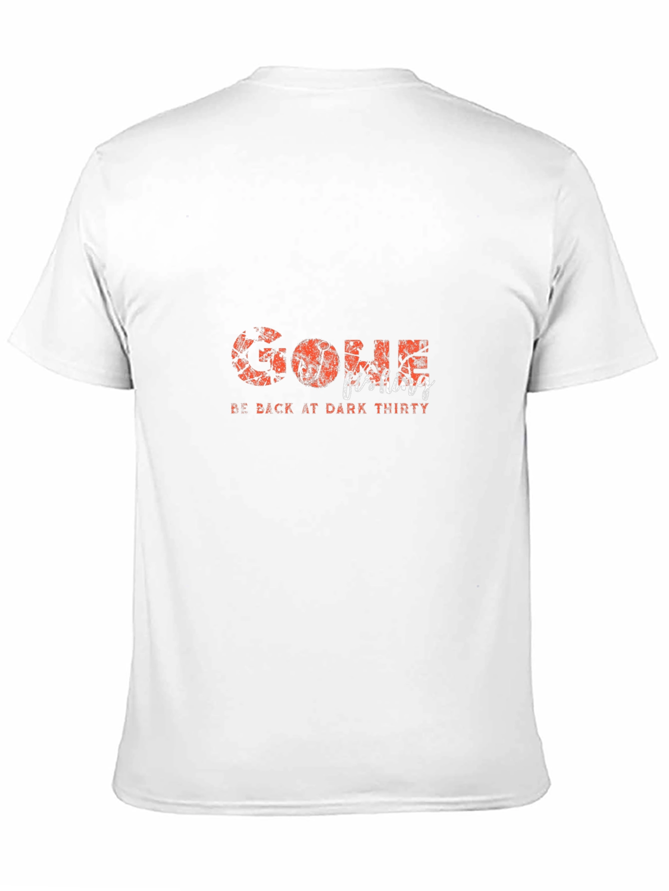 Gone Fishing Black Tee - Back at Dark Thirty