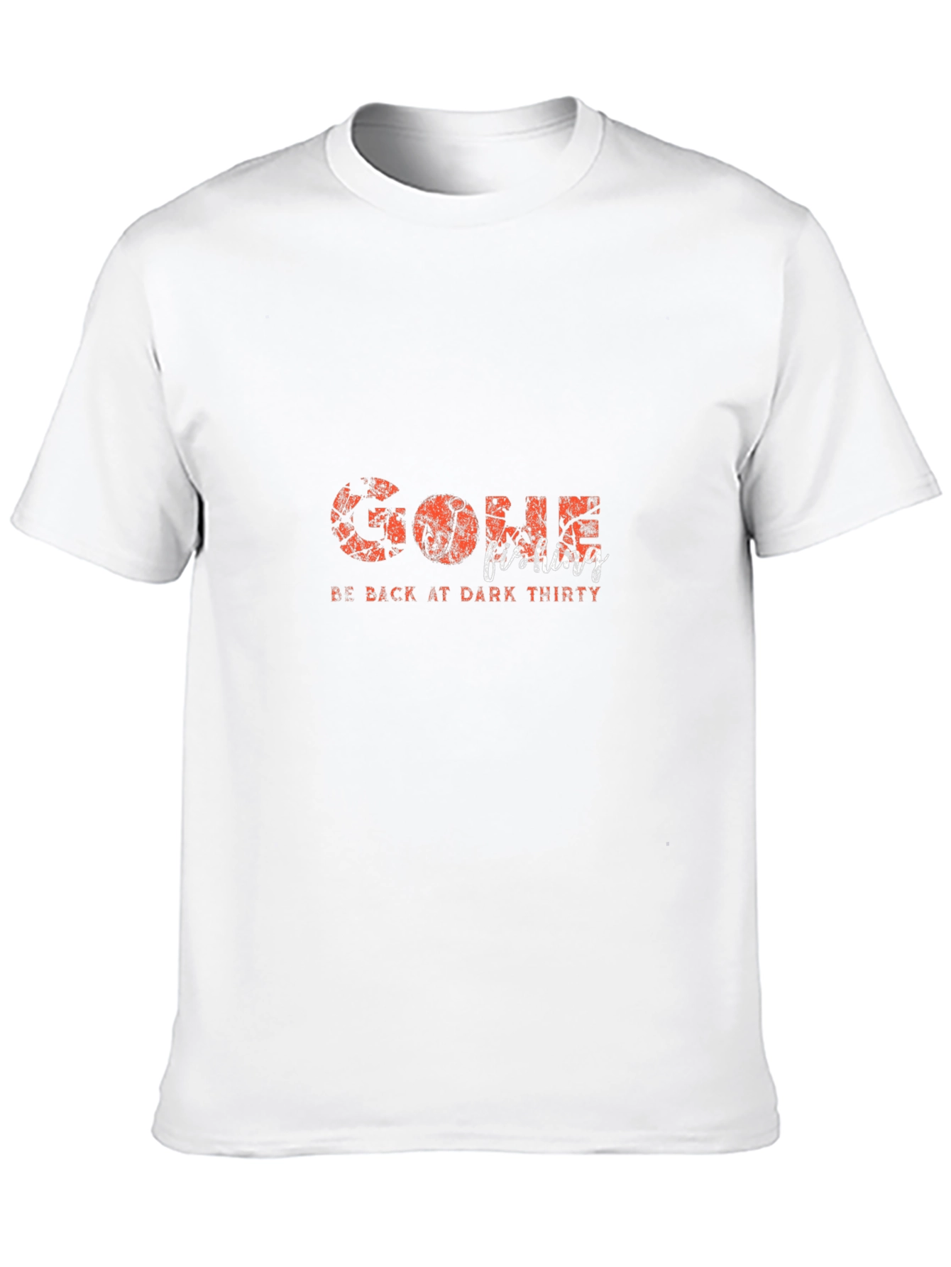 Gone Fishing Black Tee - Back at Dark Thirty