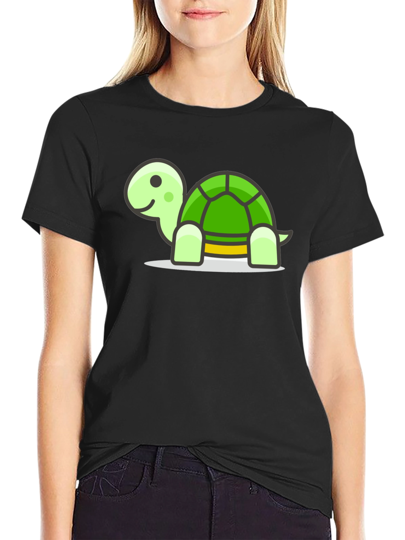 Turtle Graphic Tee - Soft Cotton Blend
