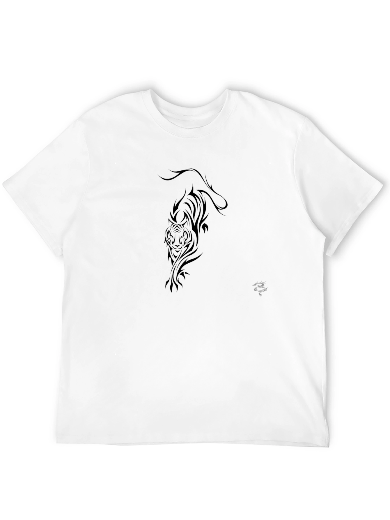 Black Tiger Graphic Tee - Stylish Menswear
