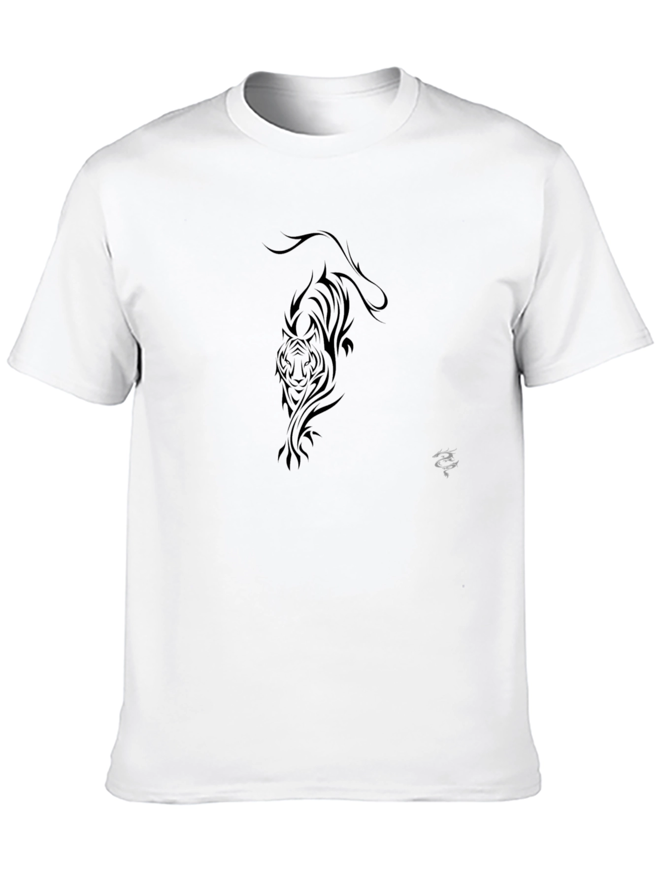 Black Tiger Graphic Tee - Stylish Menswear