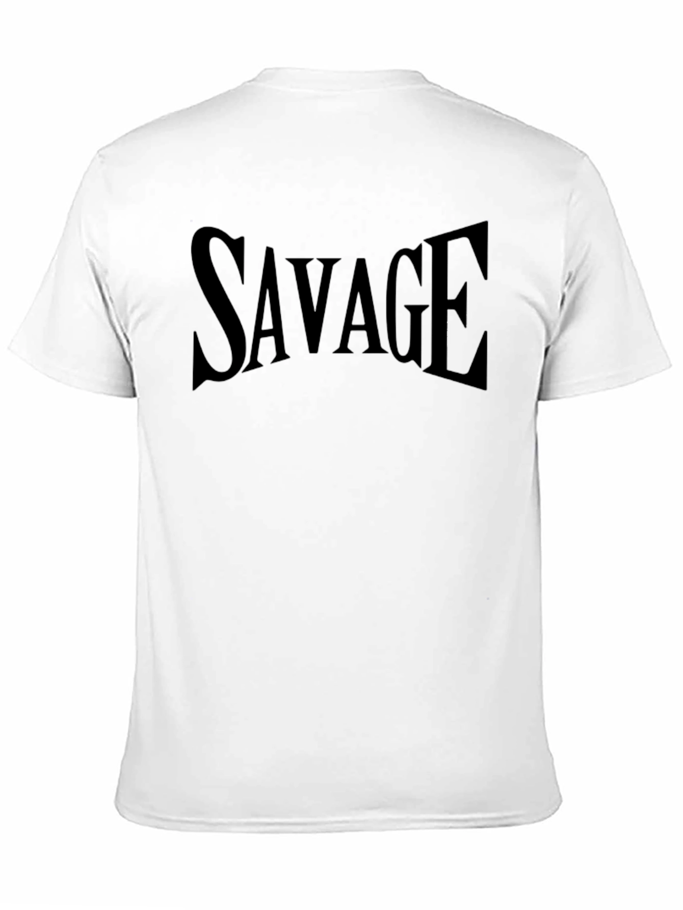 Savage Graphic Print Crew Neck T-Shirt