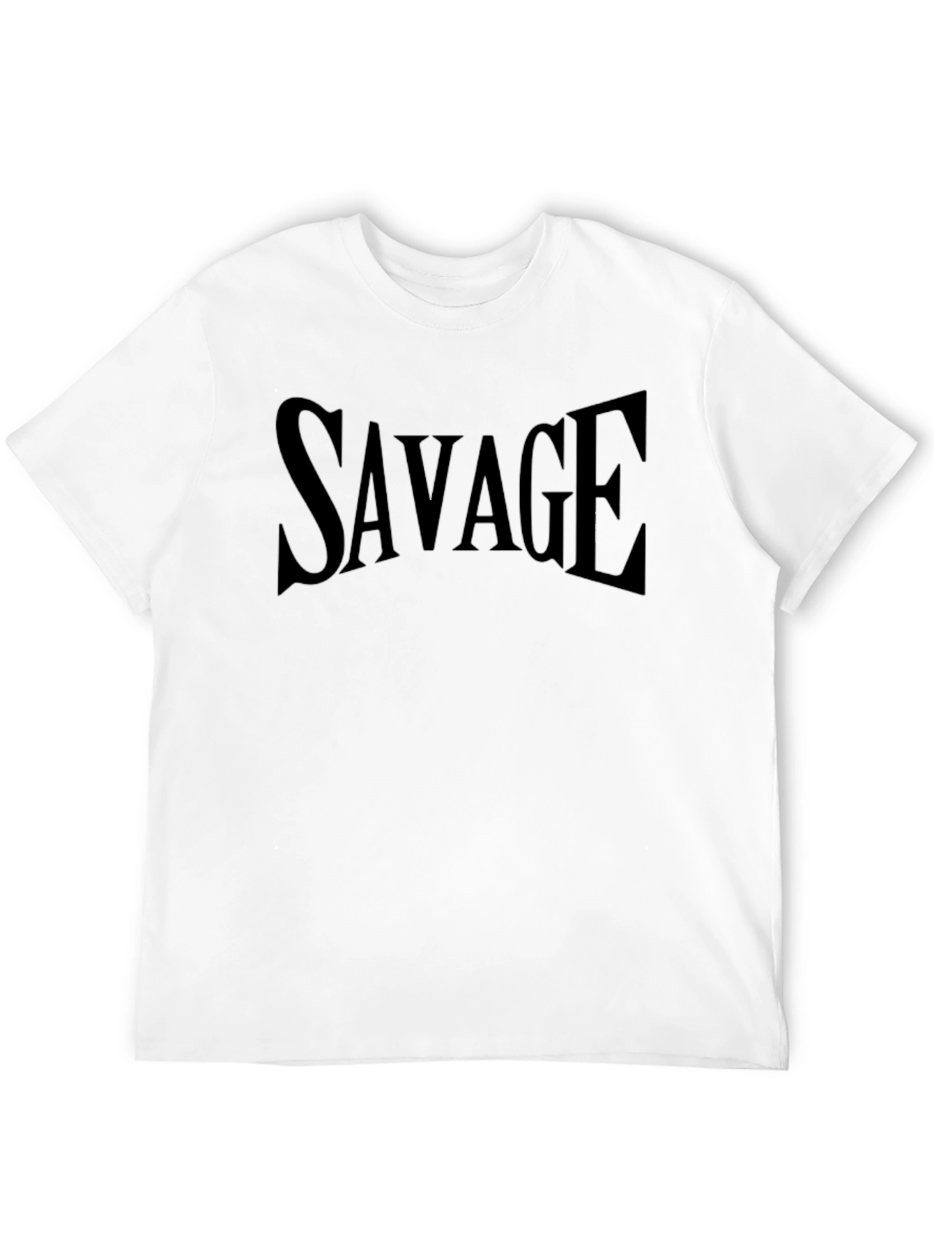 Savage Graphic Print Crew Neck T-Shirt