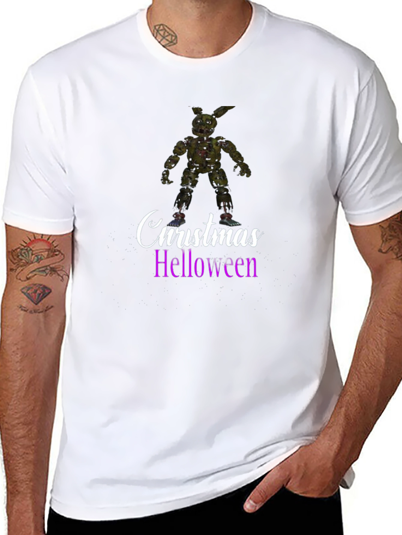 Christmas Helloween Graphic Tee