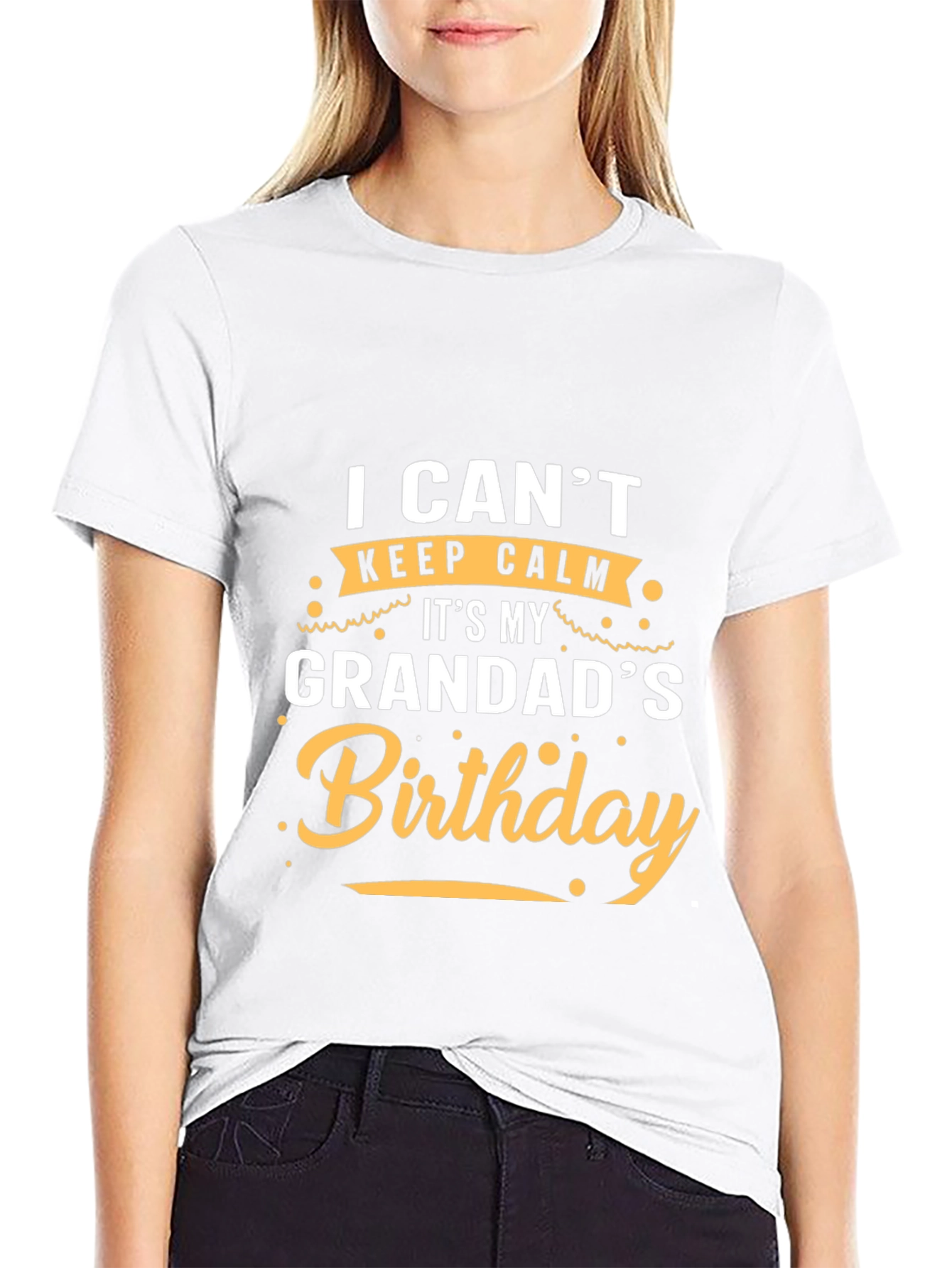 Grandad Birthday T-Shirt: I Cant Keep Calm