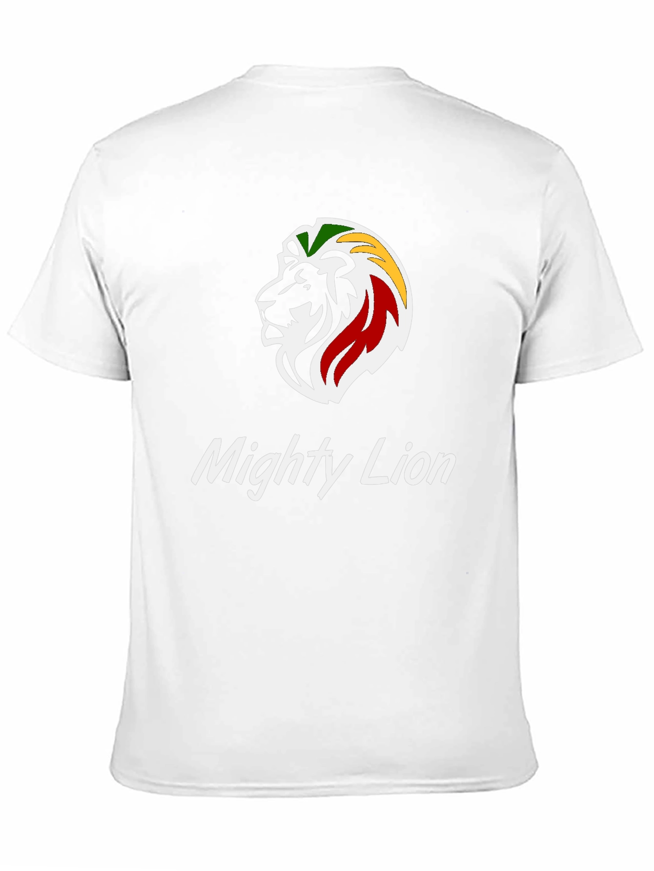 Mighty Lion Graphic Tee - Reggae Inspired Black T-Shirt