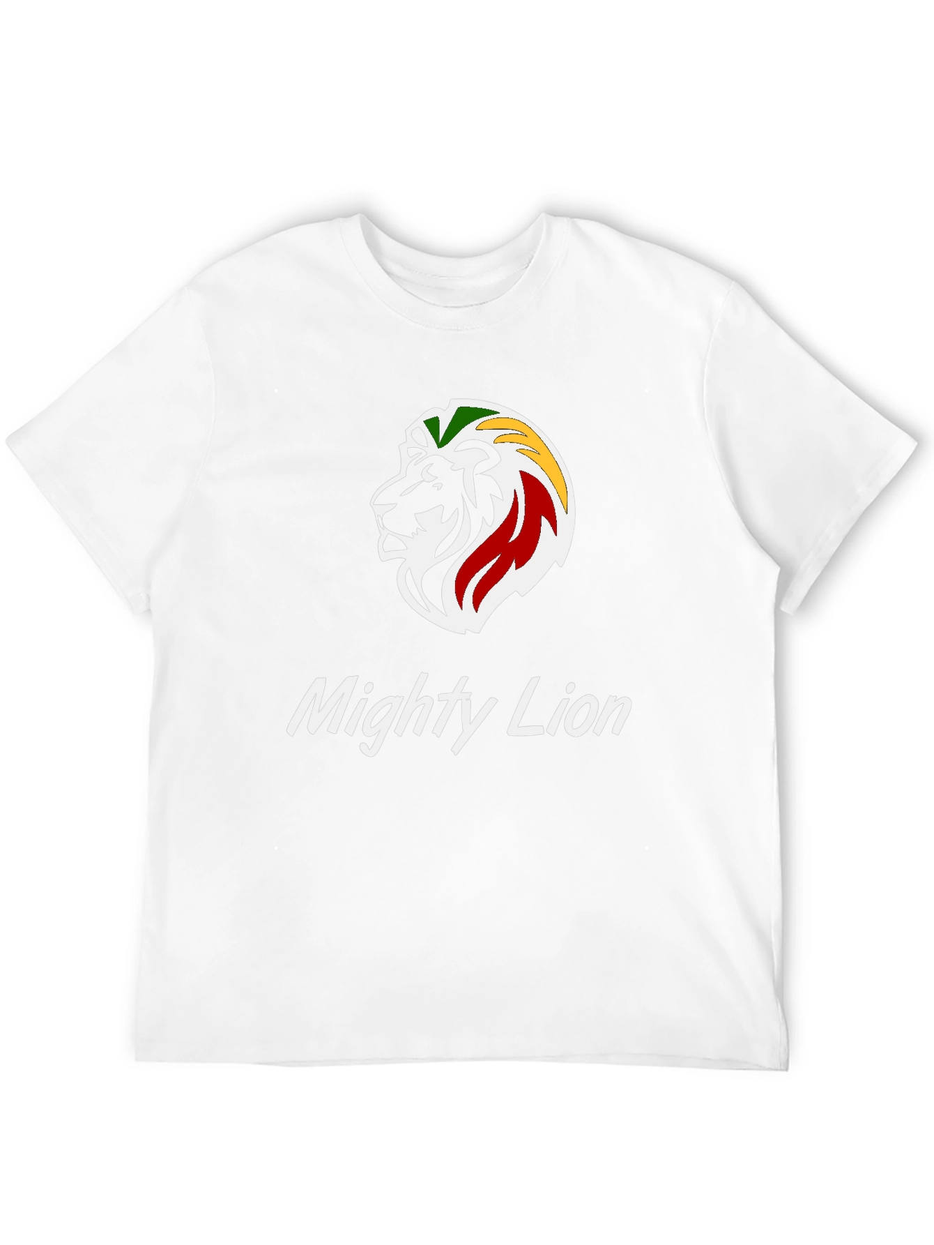 Mighty Lion Graphic Tee - Reggae Inspired Black T-Shirt
