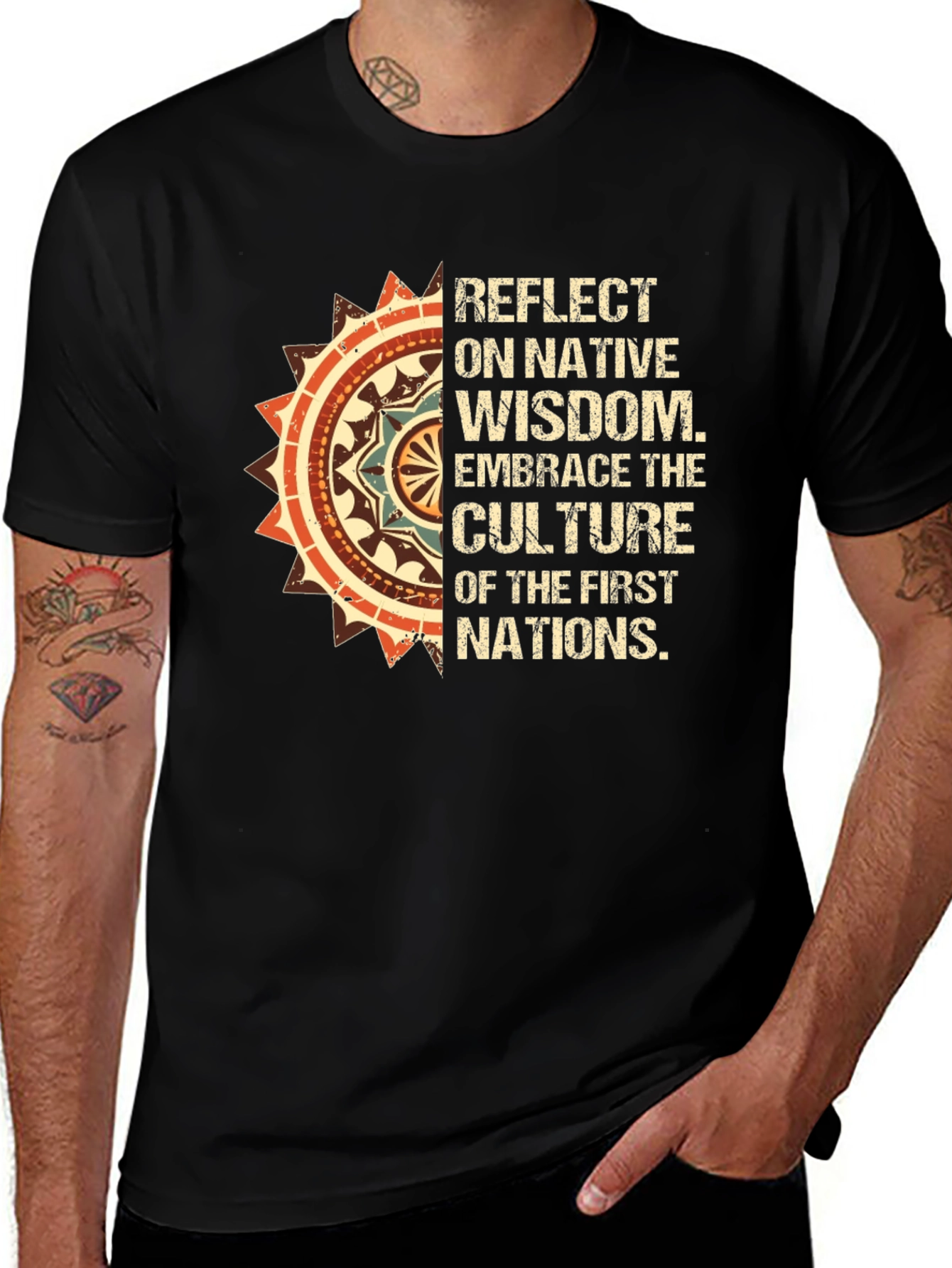 Native Wisdom Graphic T-Shirt