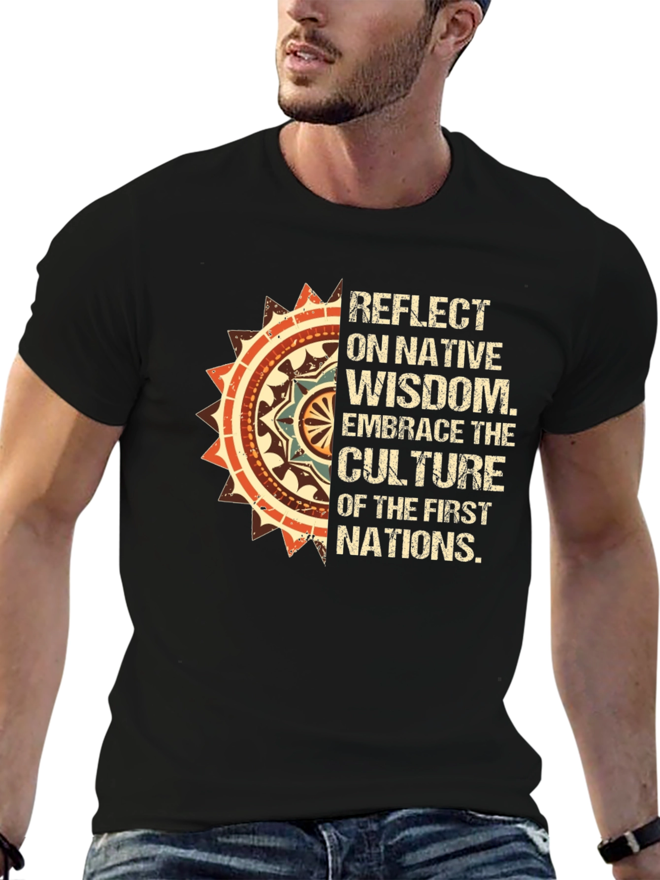 Native Wisdom Graphic T-Shirt