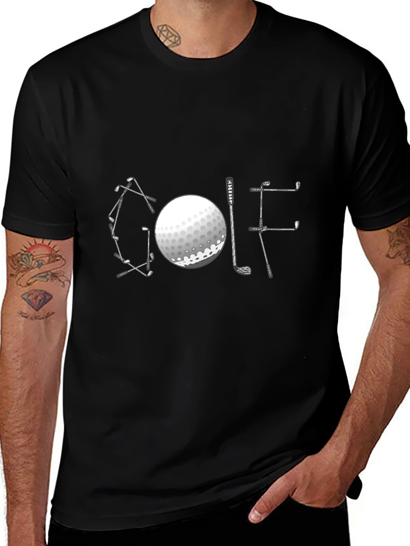 Golf Themed Graphic Tee