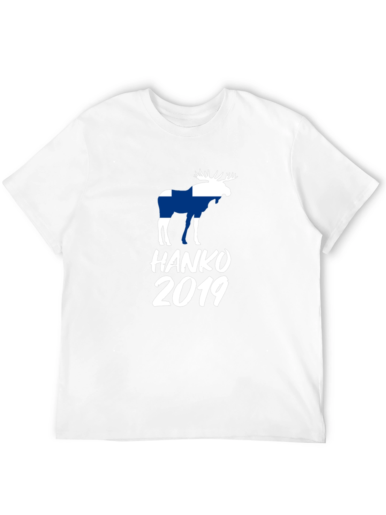 Finland Moose Hanko 2019 Black T-Shirt