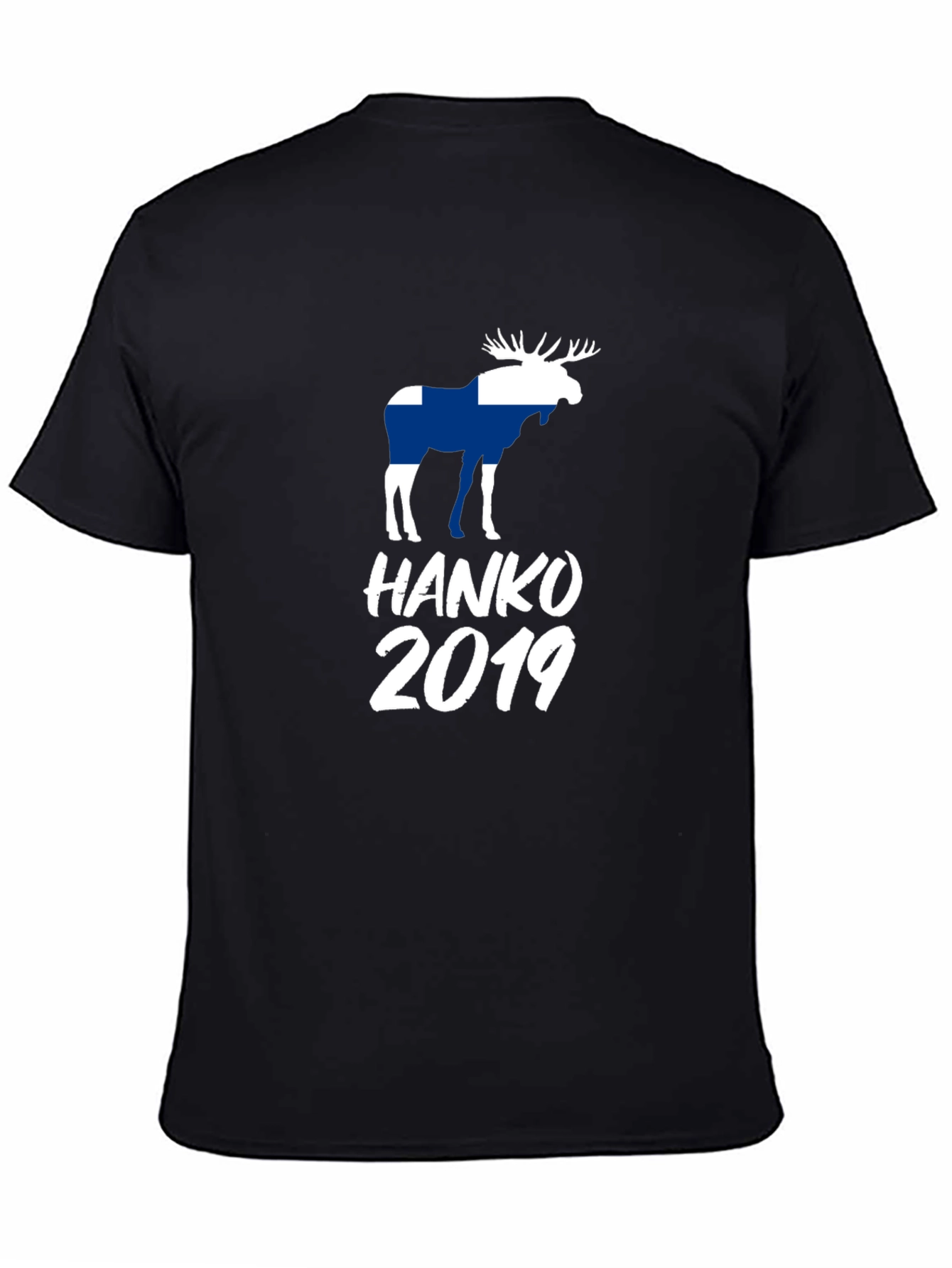 Finland Moose Hanko 2019 Black T-Shirt