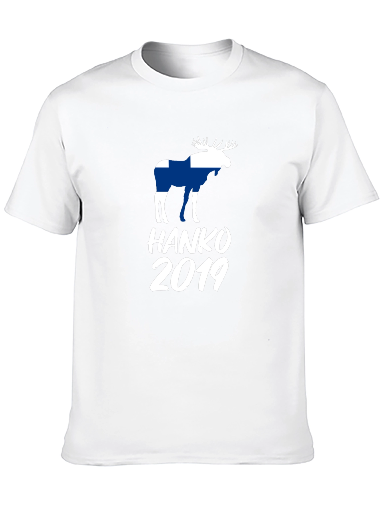 Finland Moose Hanko 2019 Black T-Shirt