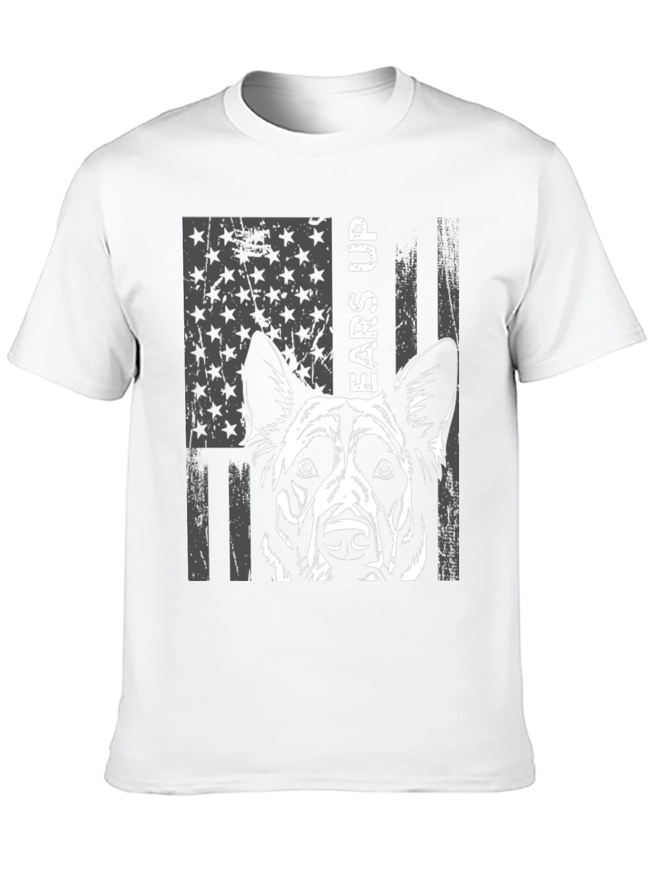 Ears Up Dog Graphic Tee