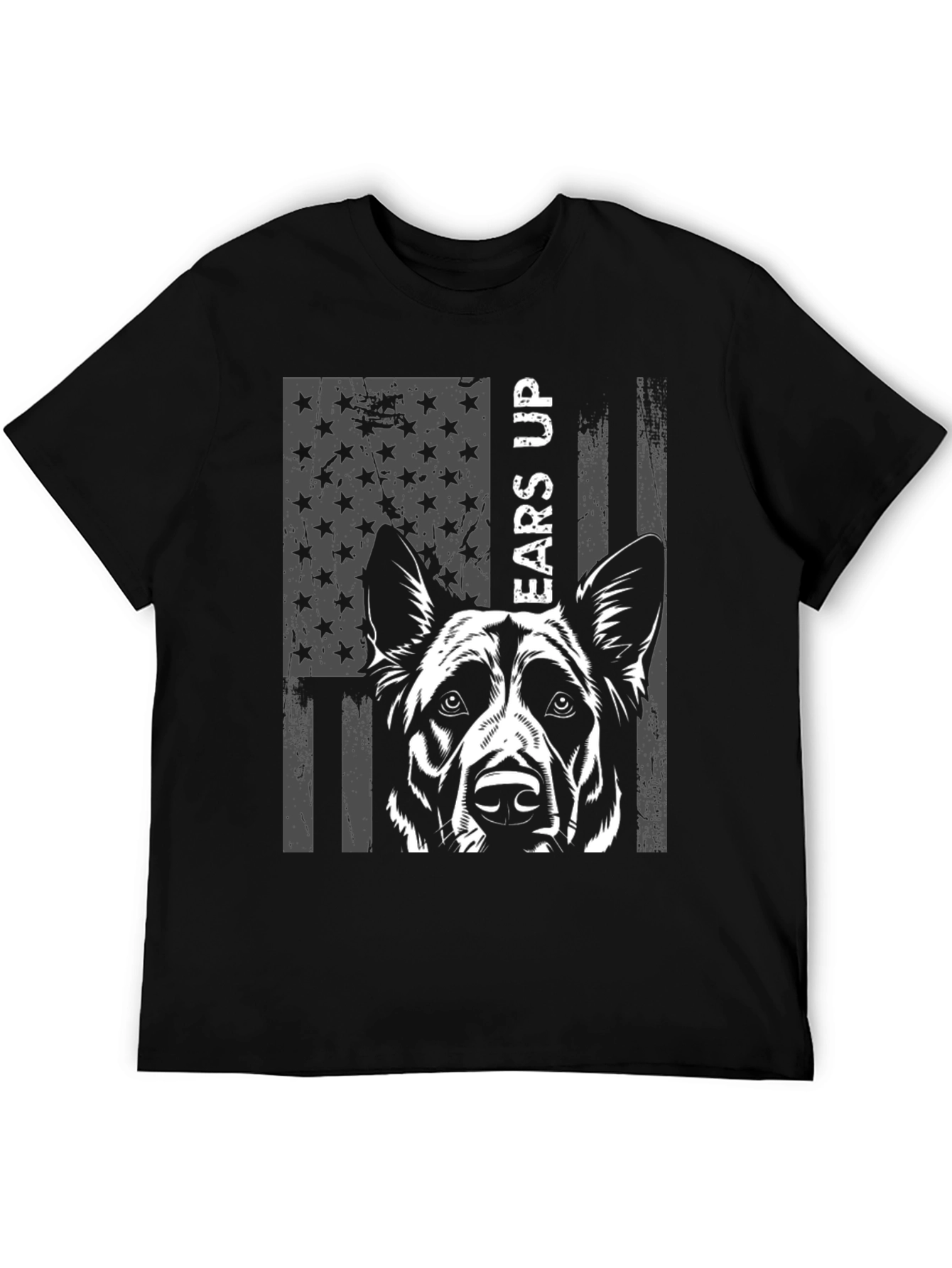Ears Up Dog Graphic Tee