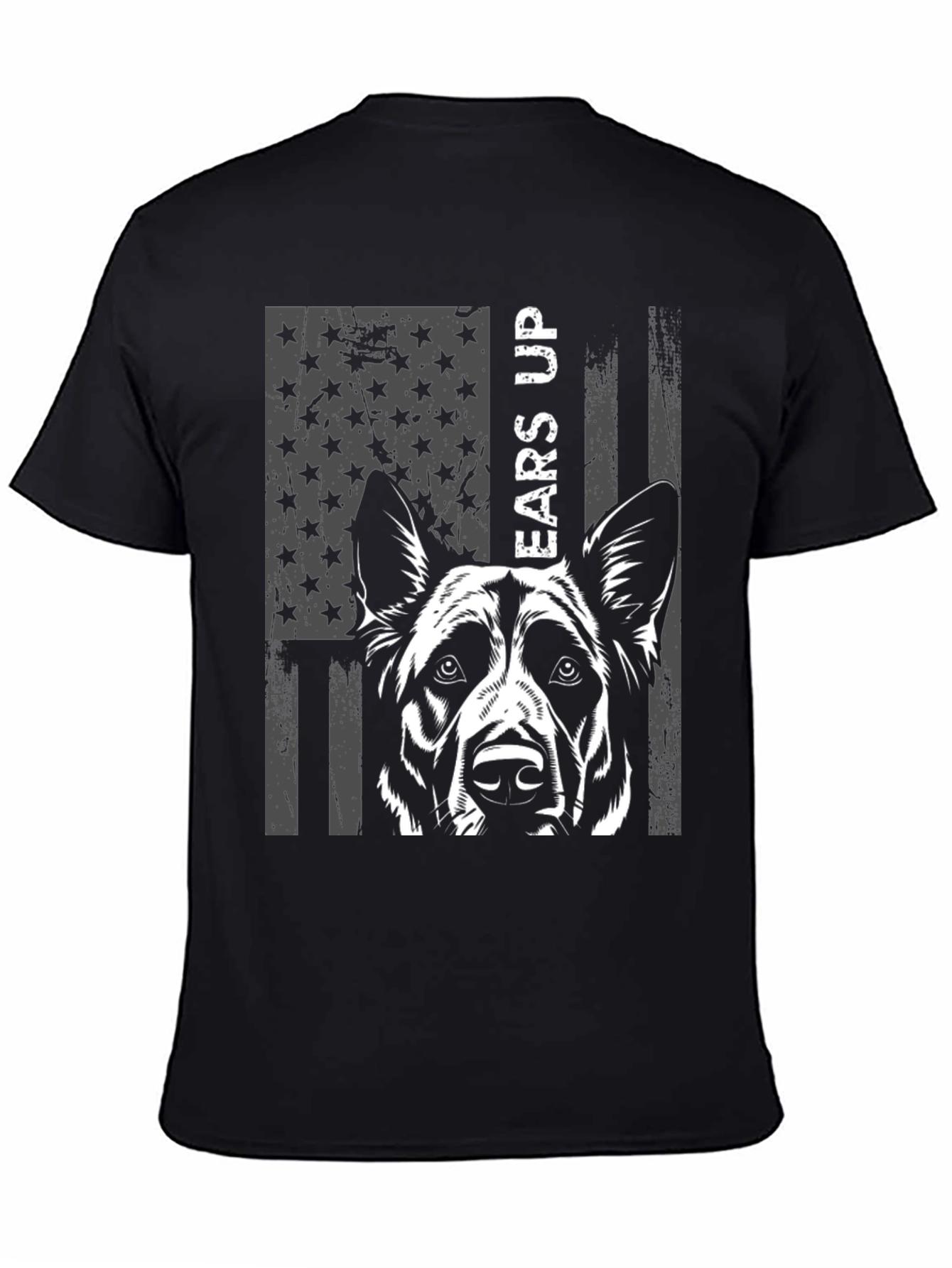 Ears Up Dog Graphic Tee