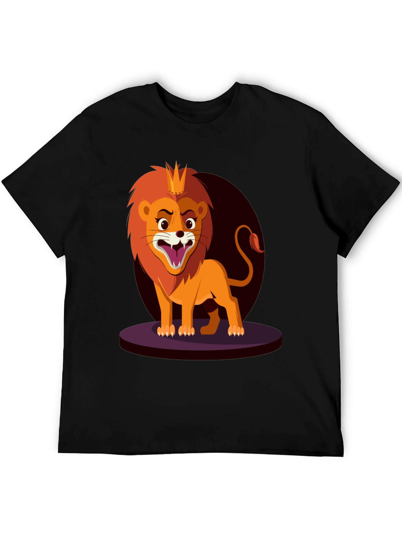 King Lion Graphic Tee - Black