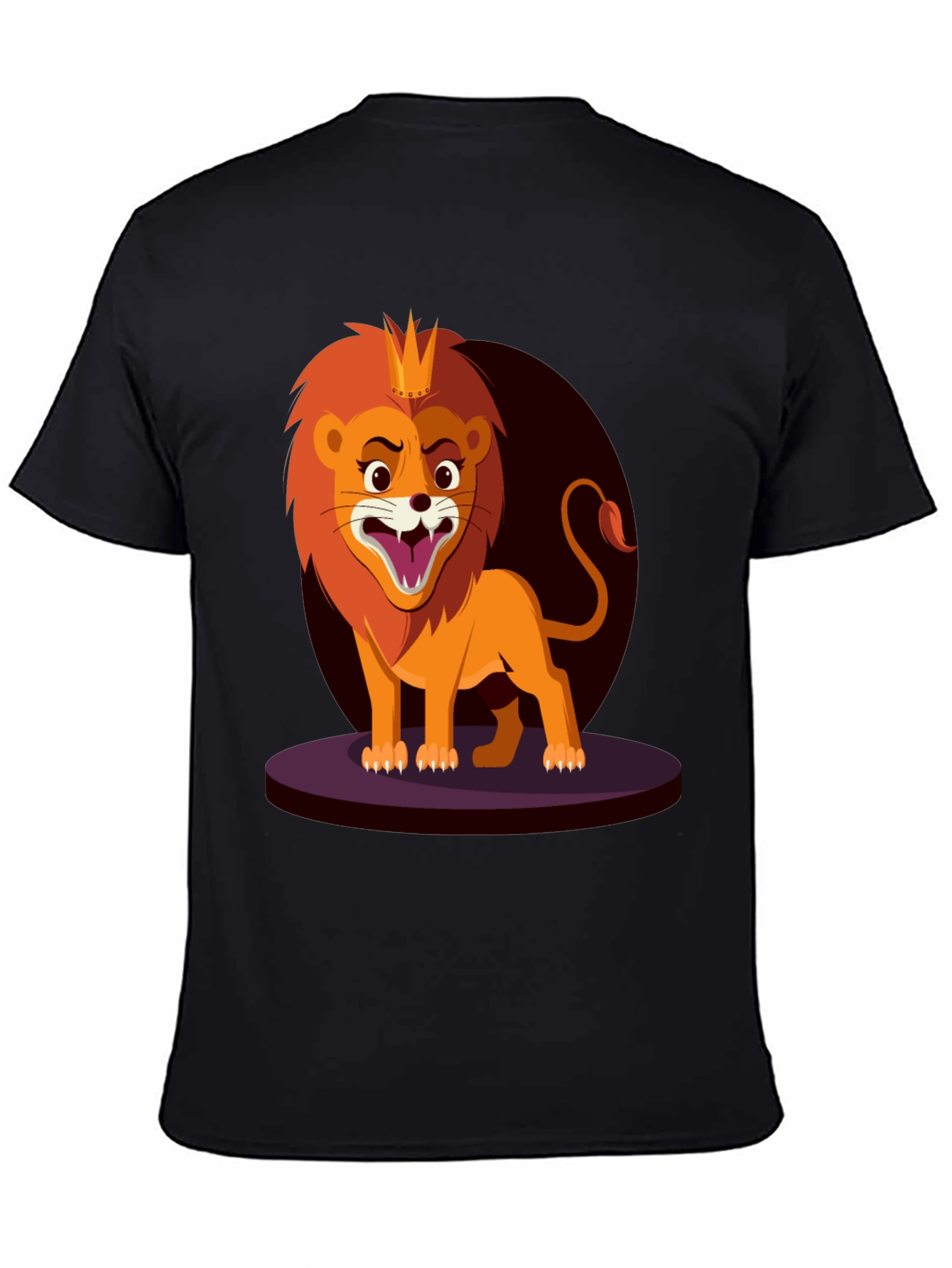 King Lion Graphic Tee - Black