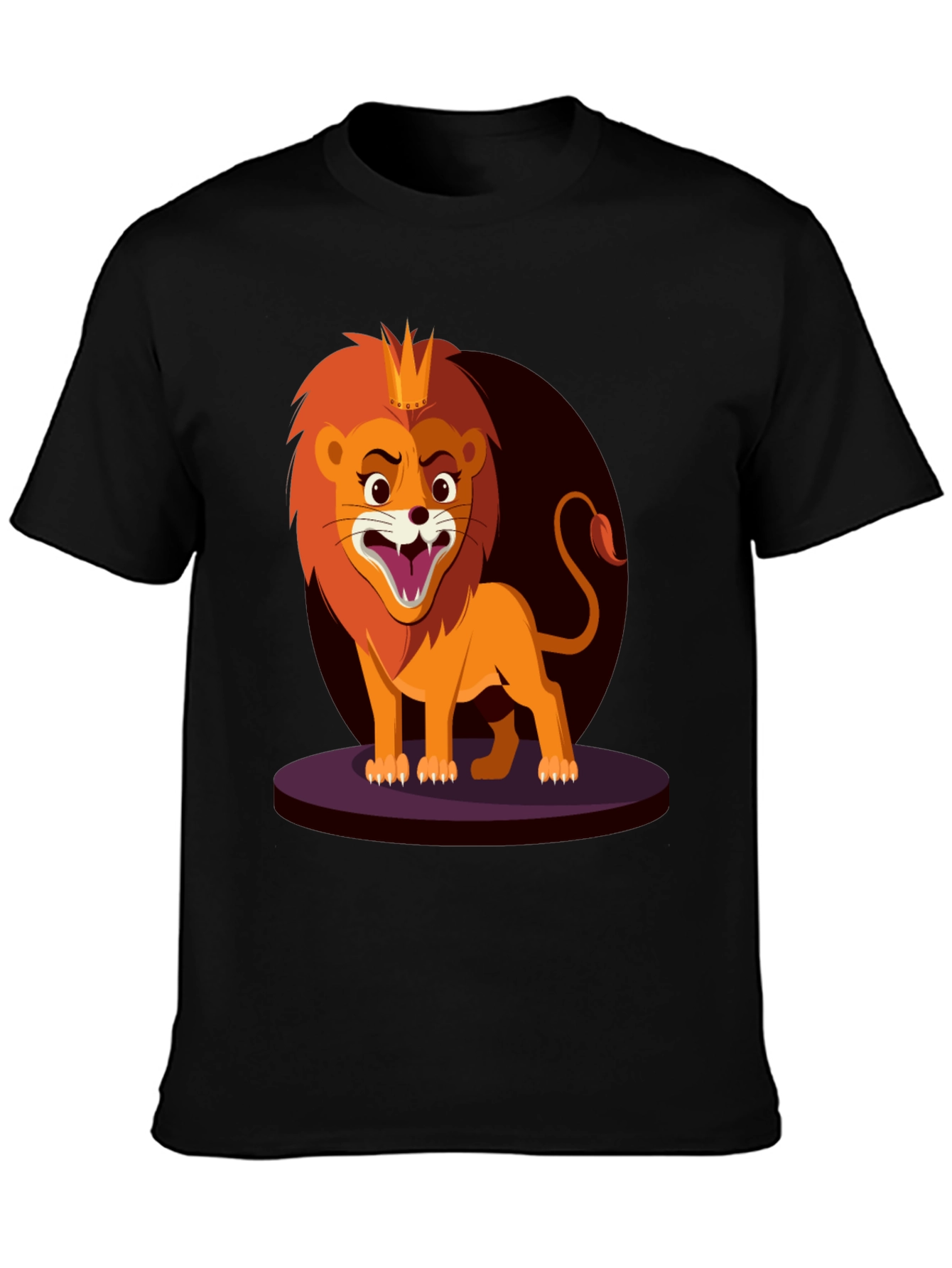 King Lion Graphic Tee - Black