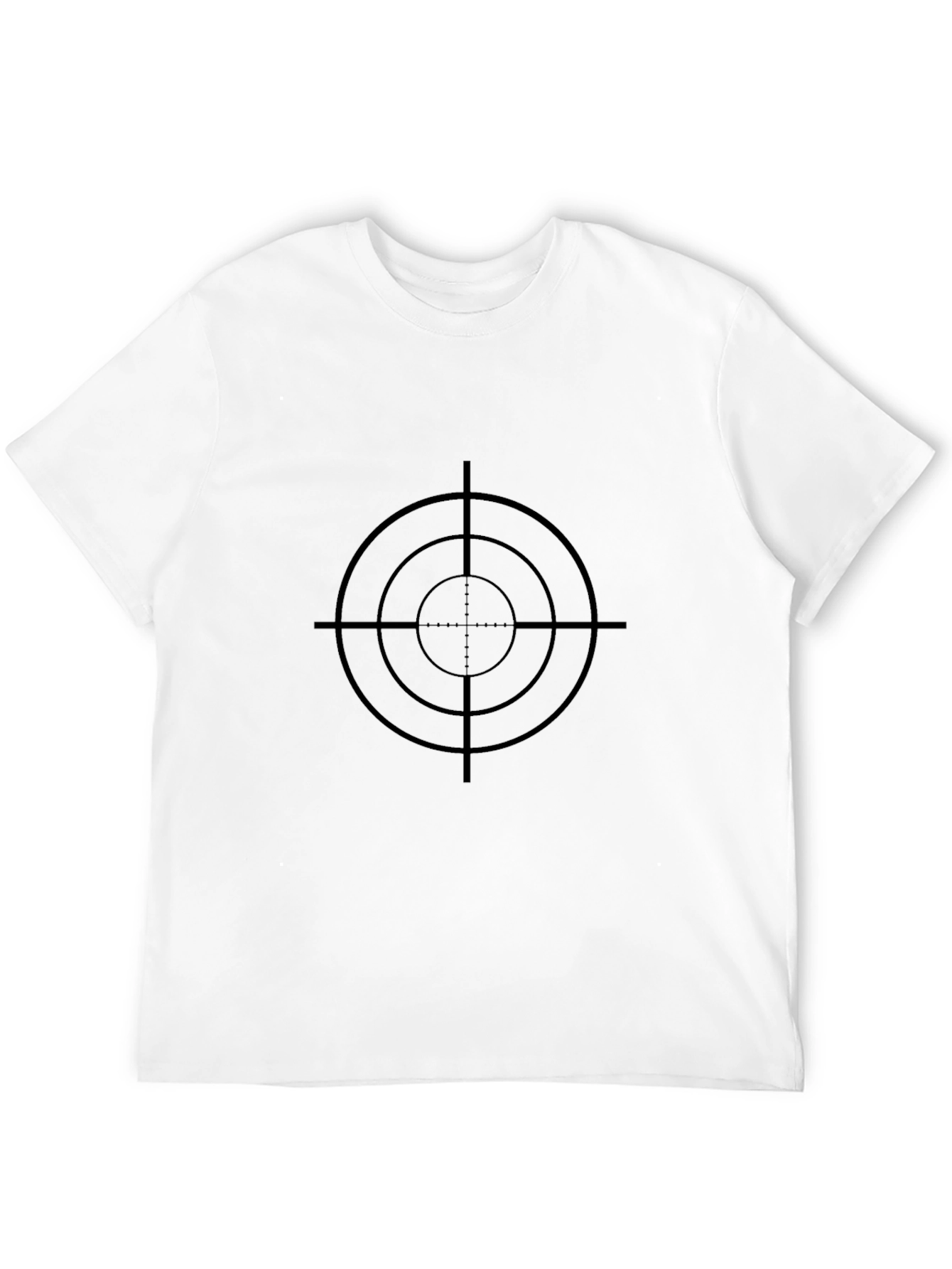 Target Graphic Black T-Shirt - Mens Short Sleeve