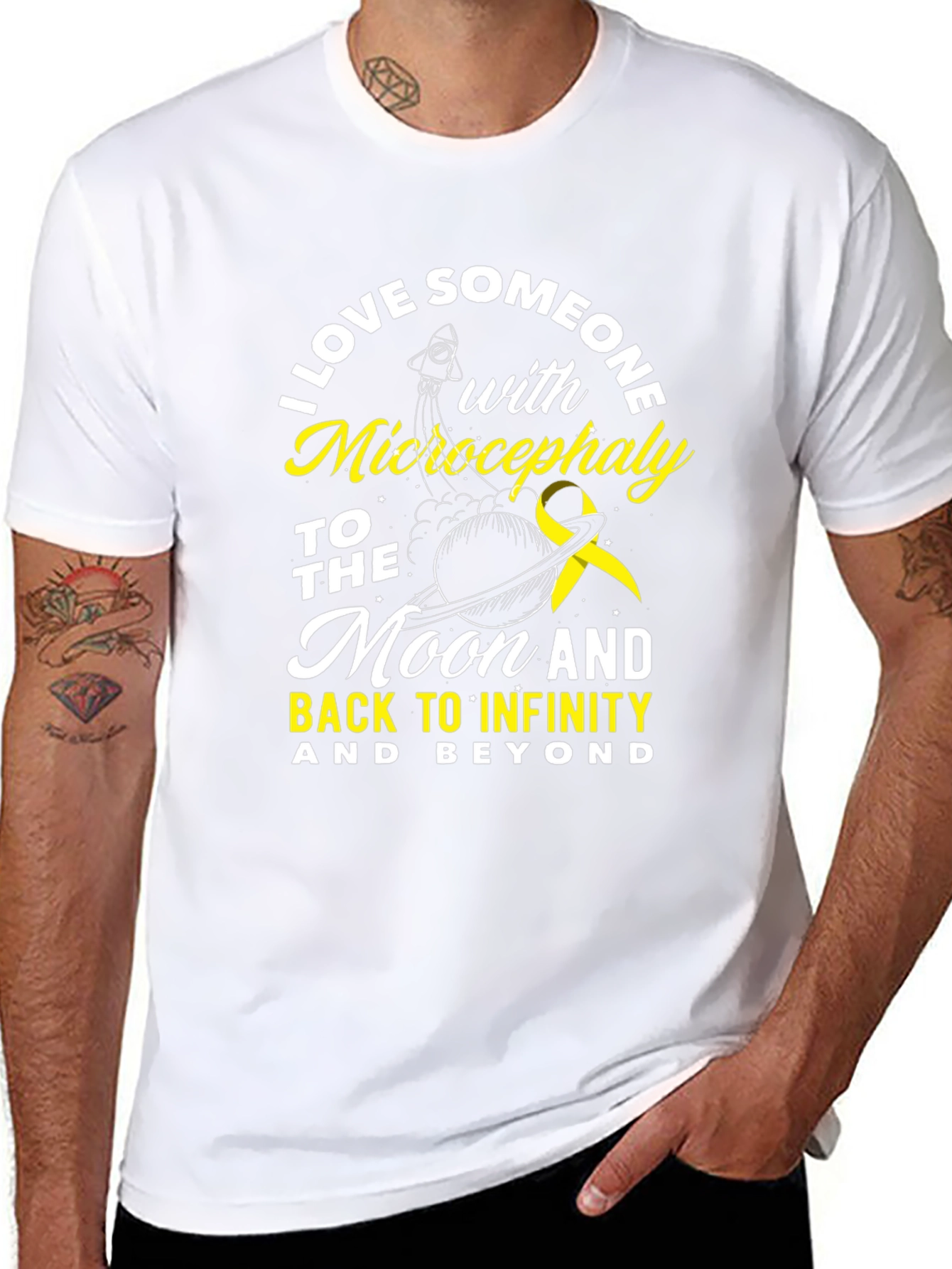 Microcephaly Awareness T-Shirt - Love Someone Design