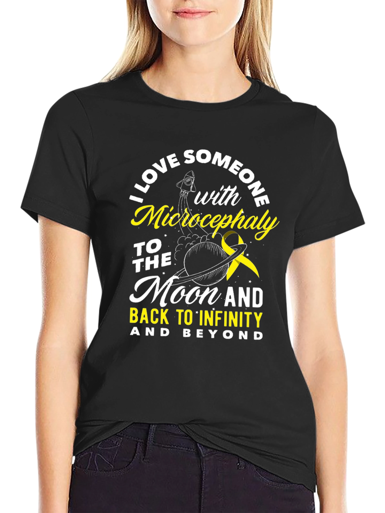 Microcephaly Awareness T-Shirt - Love Someone Design