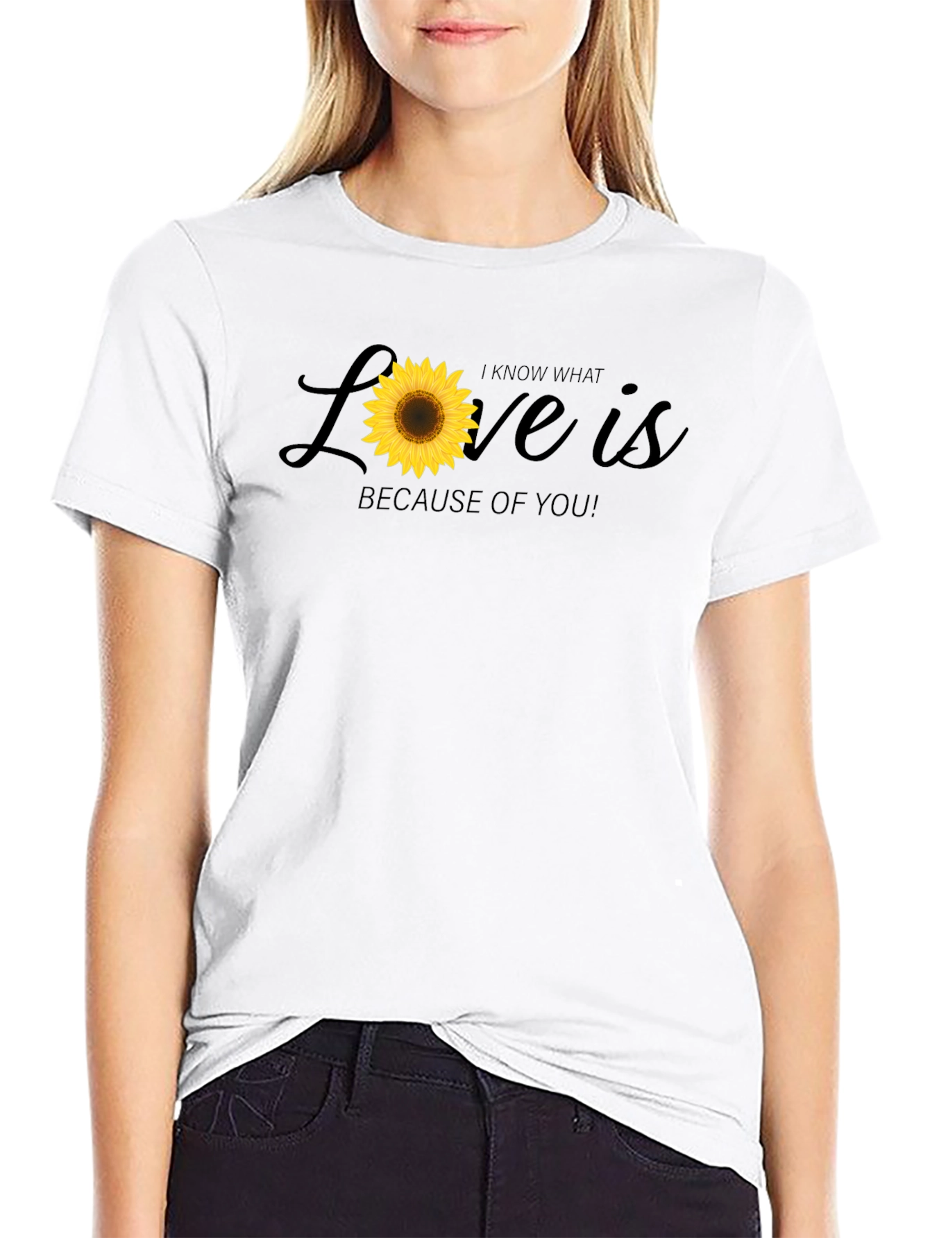 Sunflower Love Graphic T-Shirt
