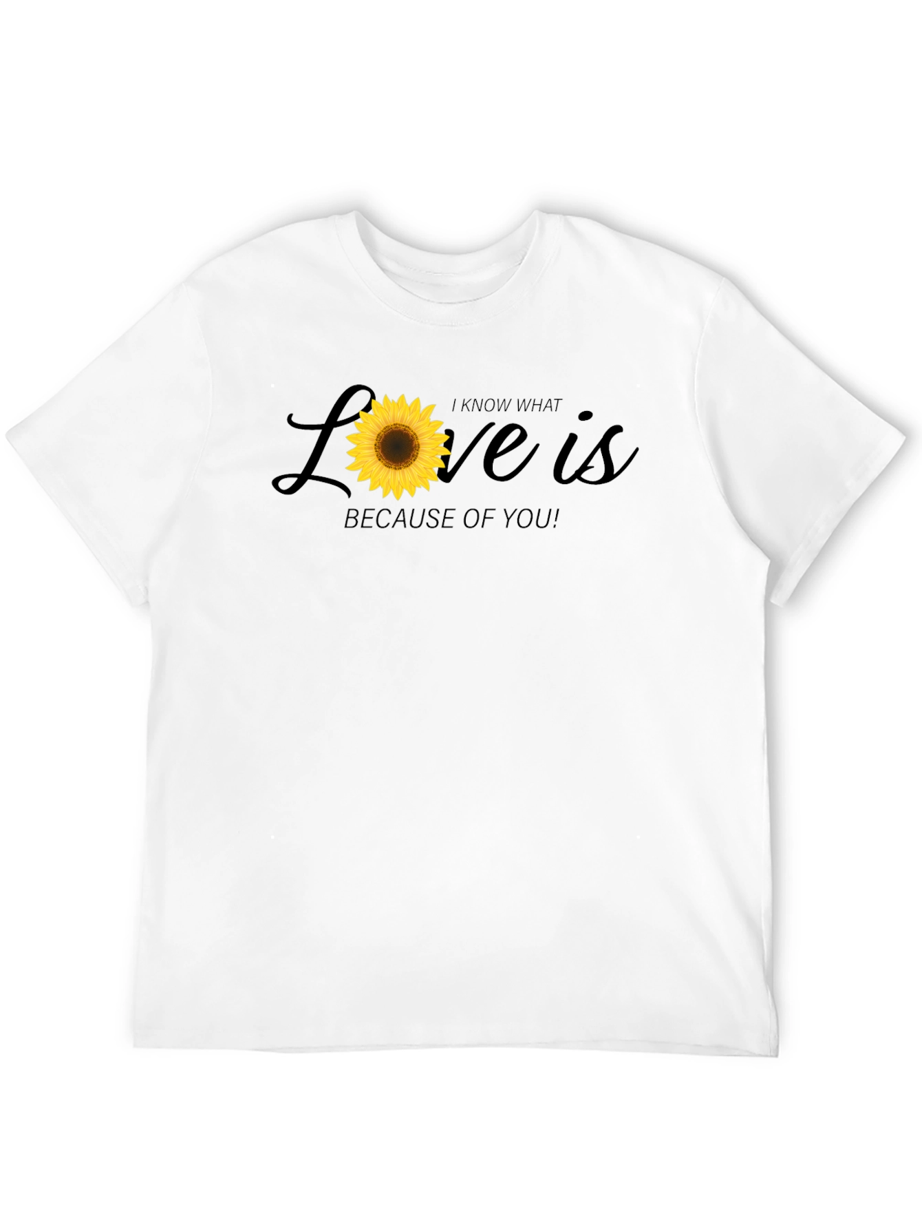 Sunflower Love Graphic T-Shirt