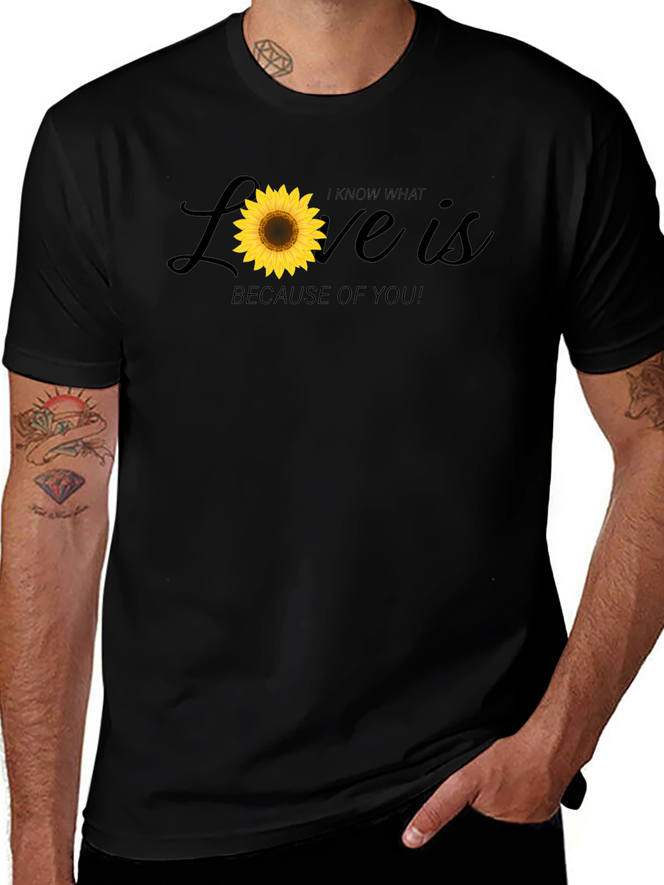 Sunflower Love Graphic T-Shirt