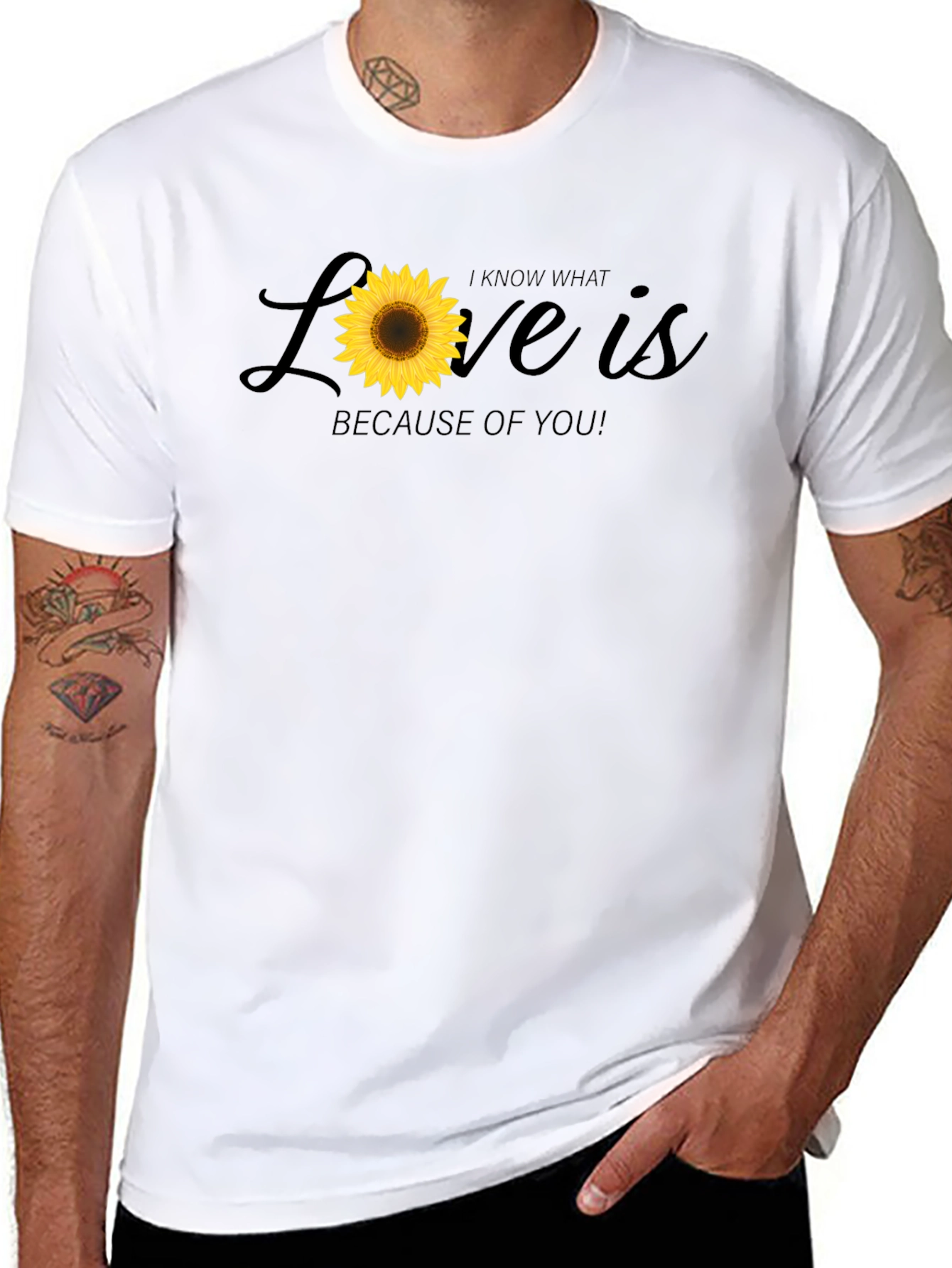 Sunflower Love Graphic T-Shirt