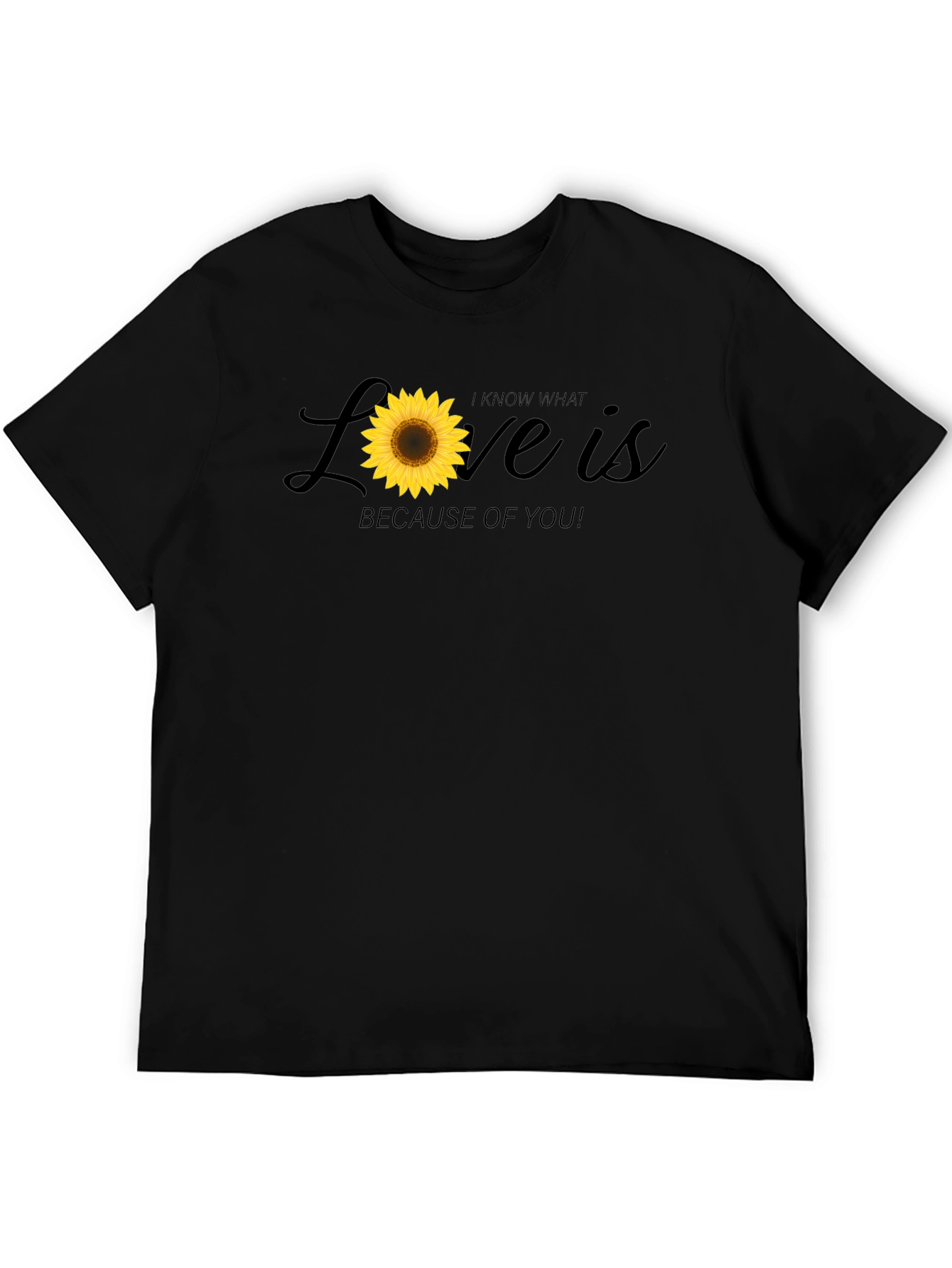 Sunflower Love Graphic T-Shirt