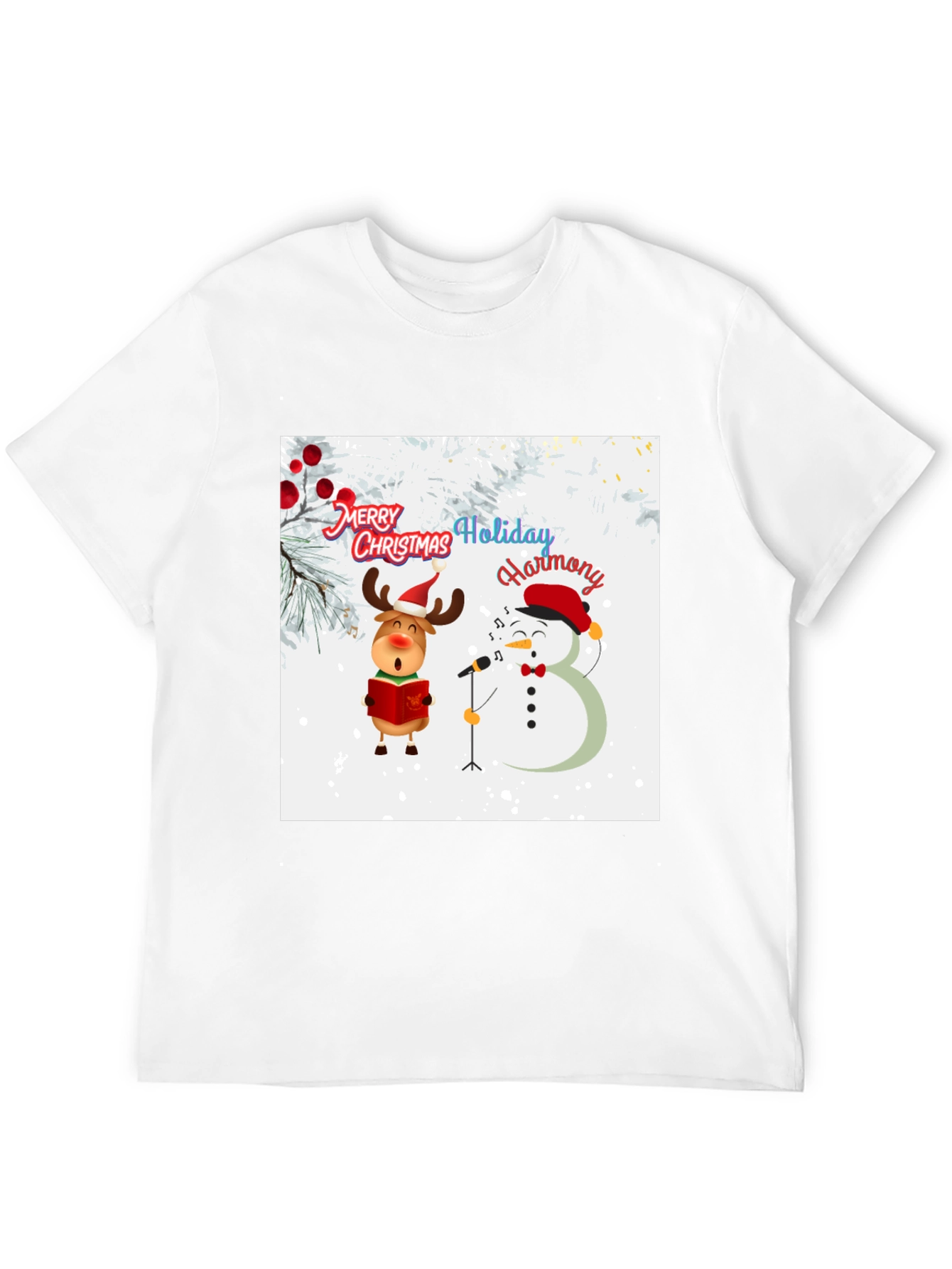 Festive Holiday Harmony Graphic Tee