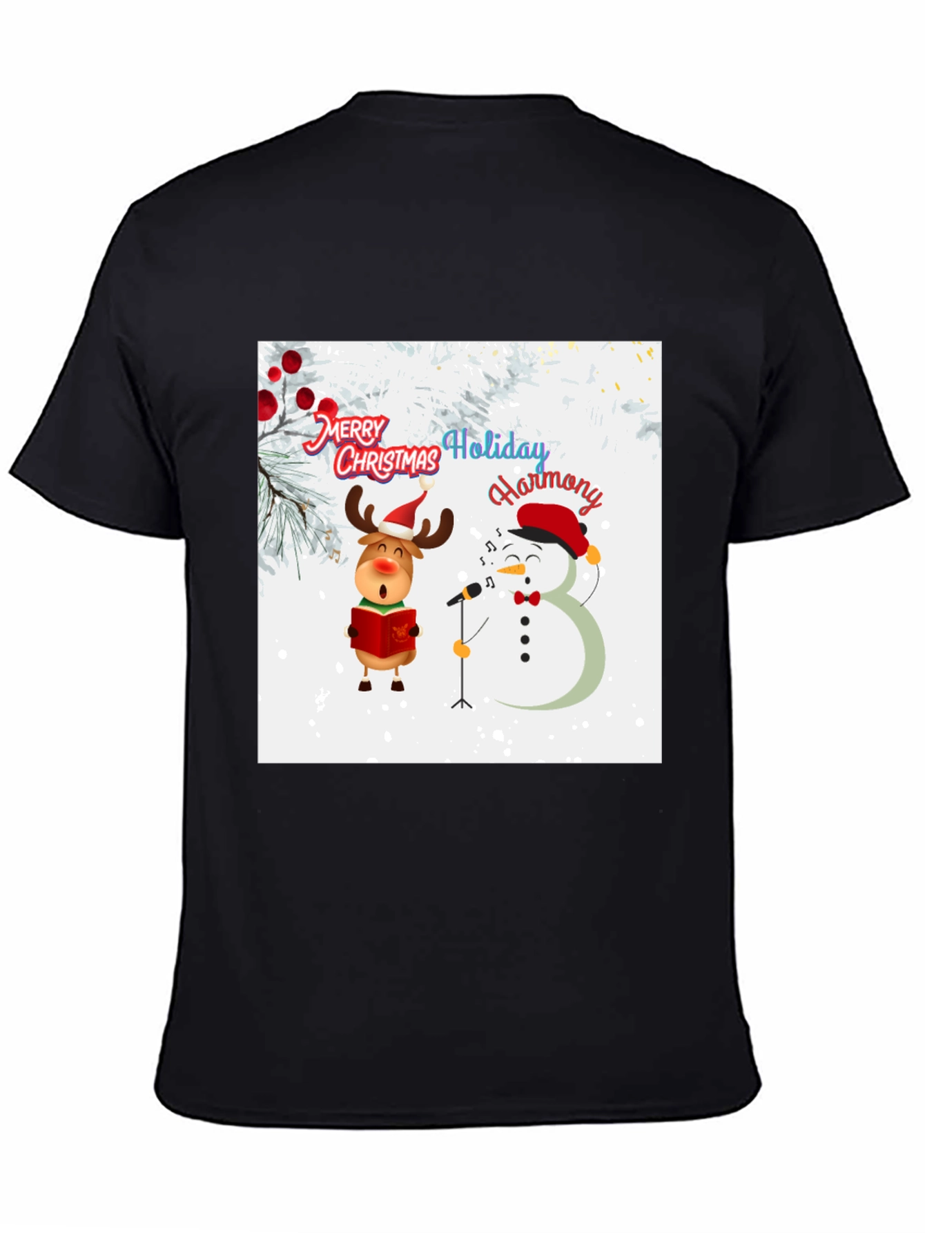 Festive Holiday Harmony Graphic Tee