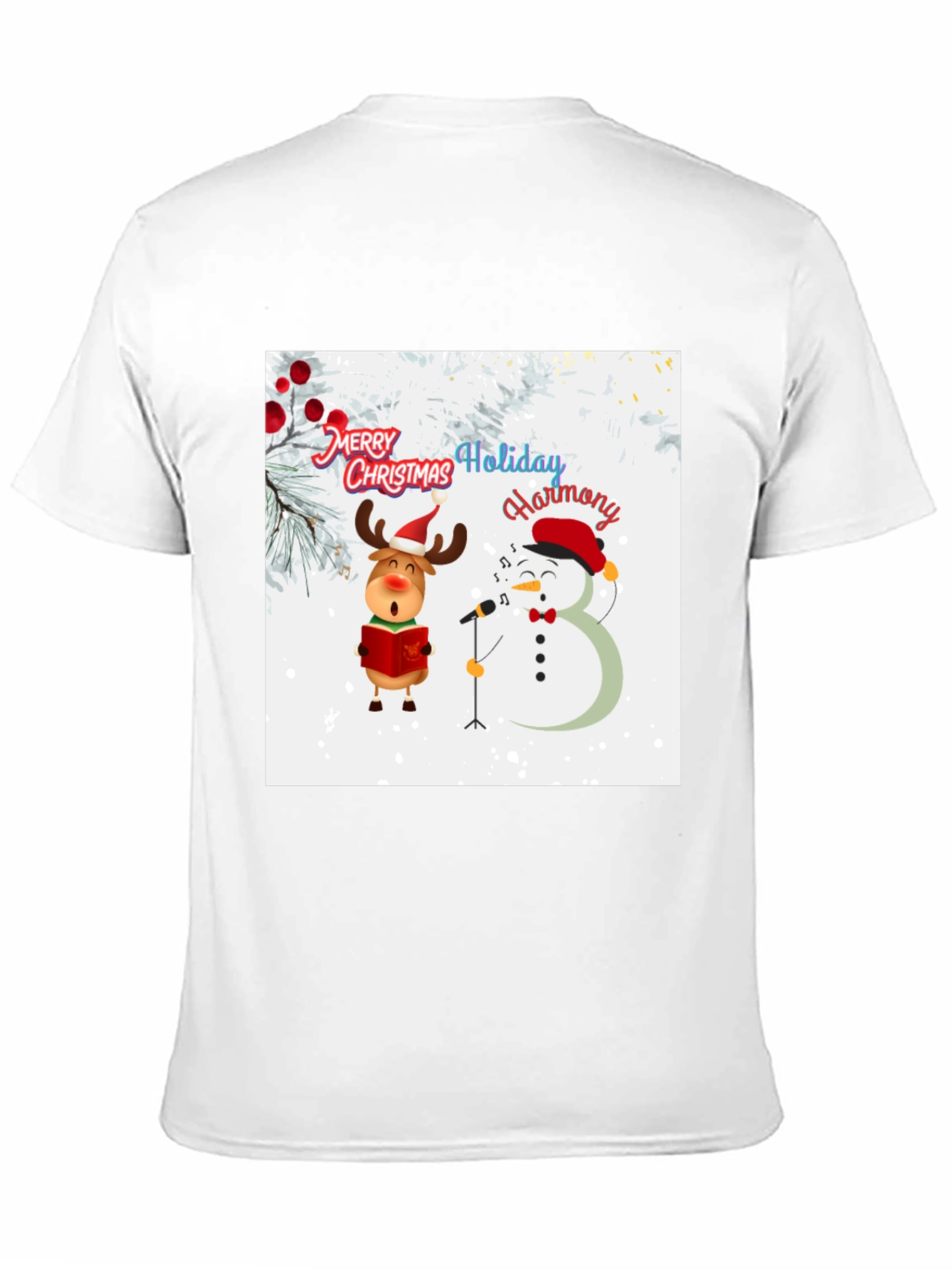 Festive Holiday Harmony Graphic Tee