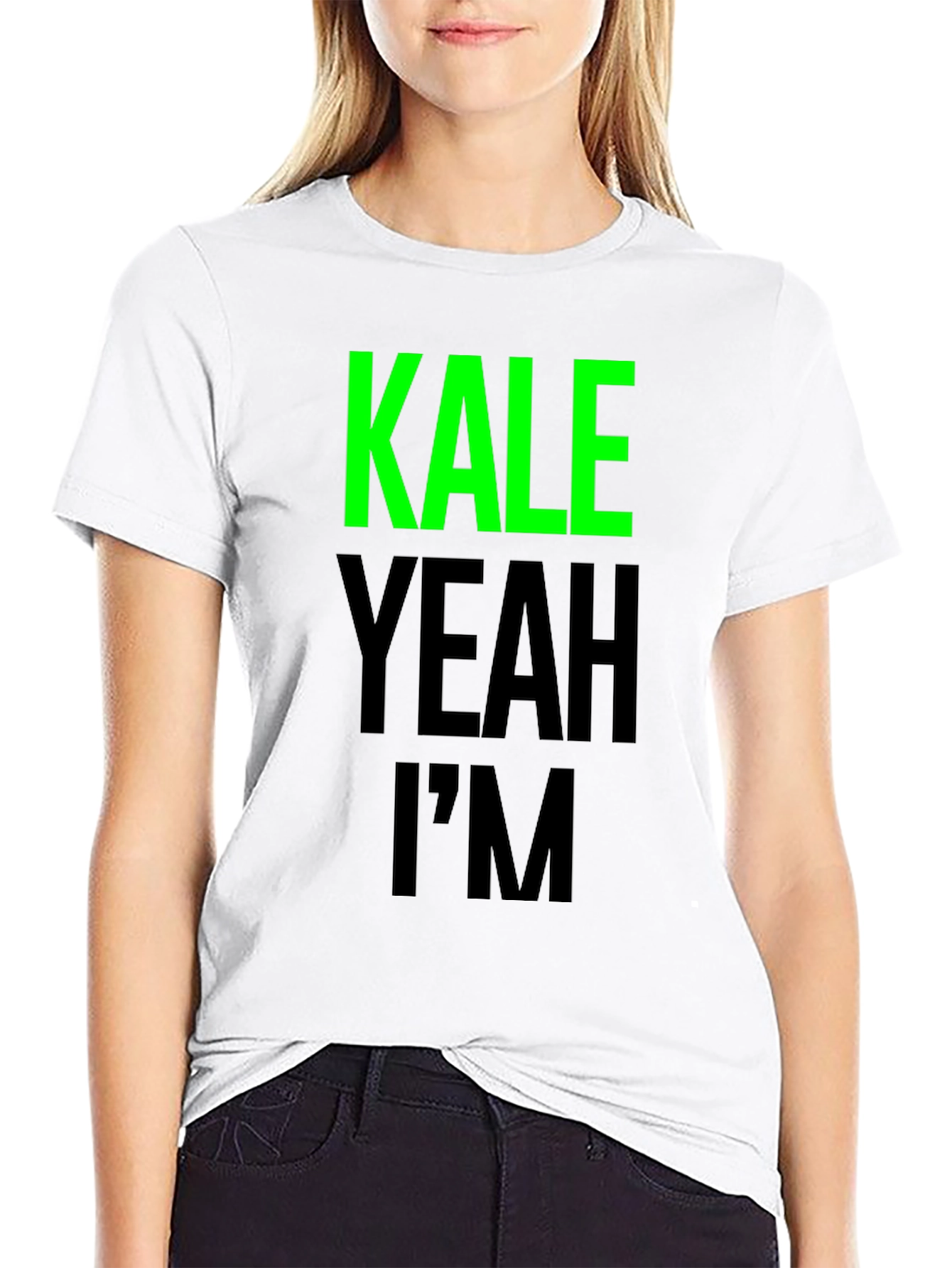 Kale Yeah Im T-Shirt - Funny Vegan Tee