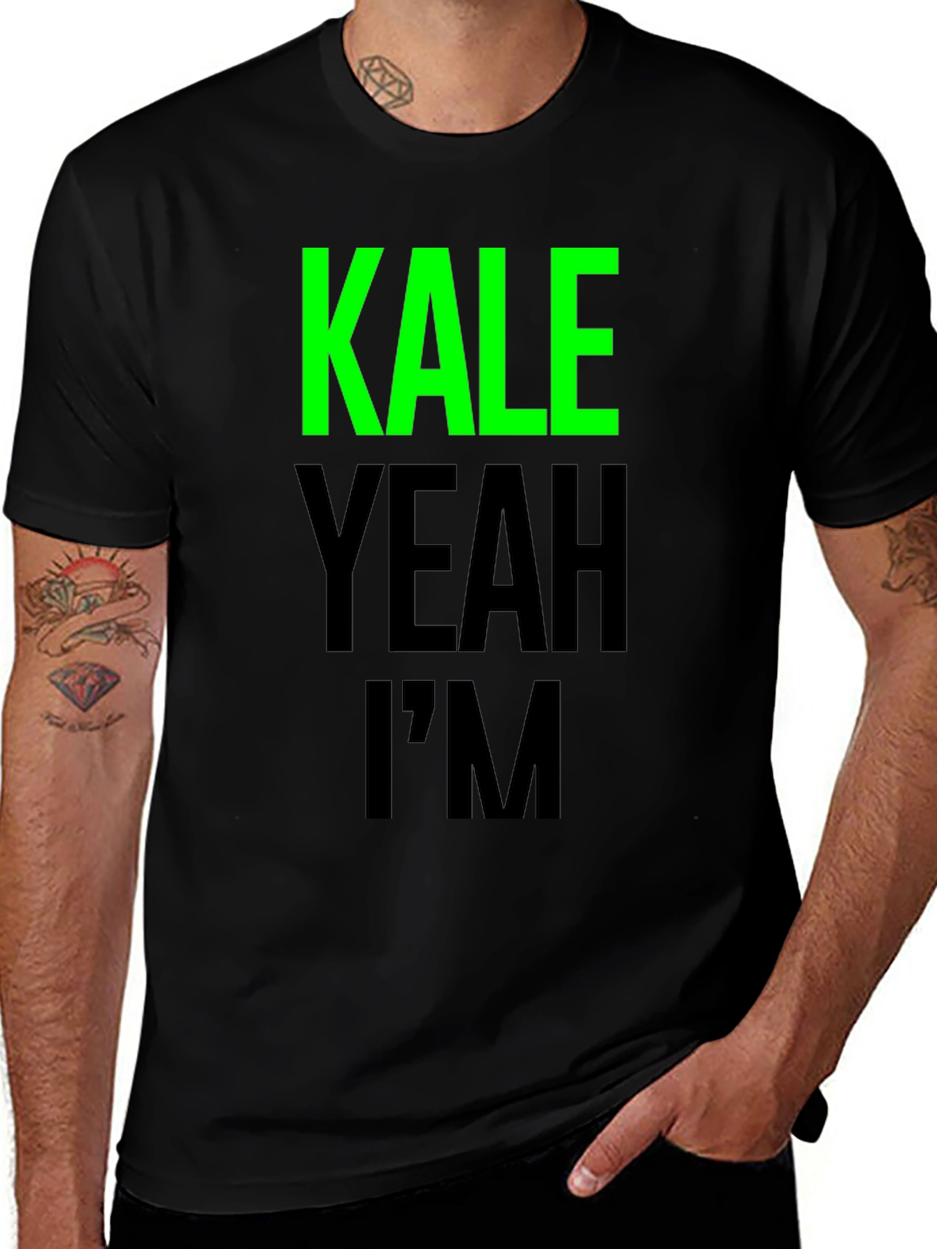 Kale Yeah Im T-Shirt - Funny Vegan Tee