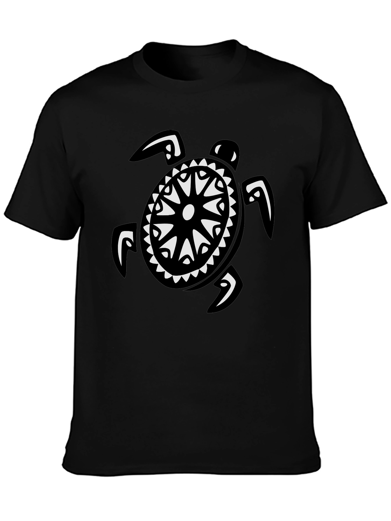 Black Turtle Graphic Tee - Island Style