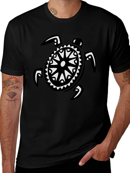 Black Turtle Graphic Tee - Island Style