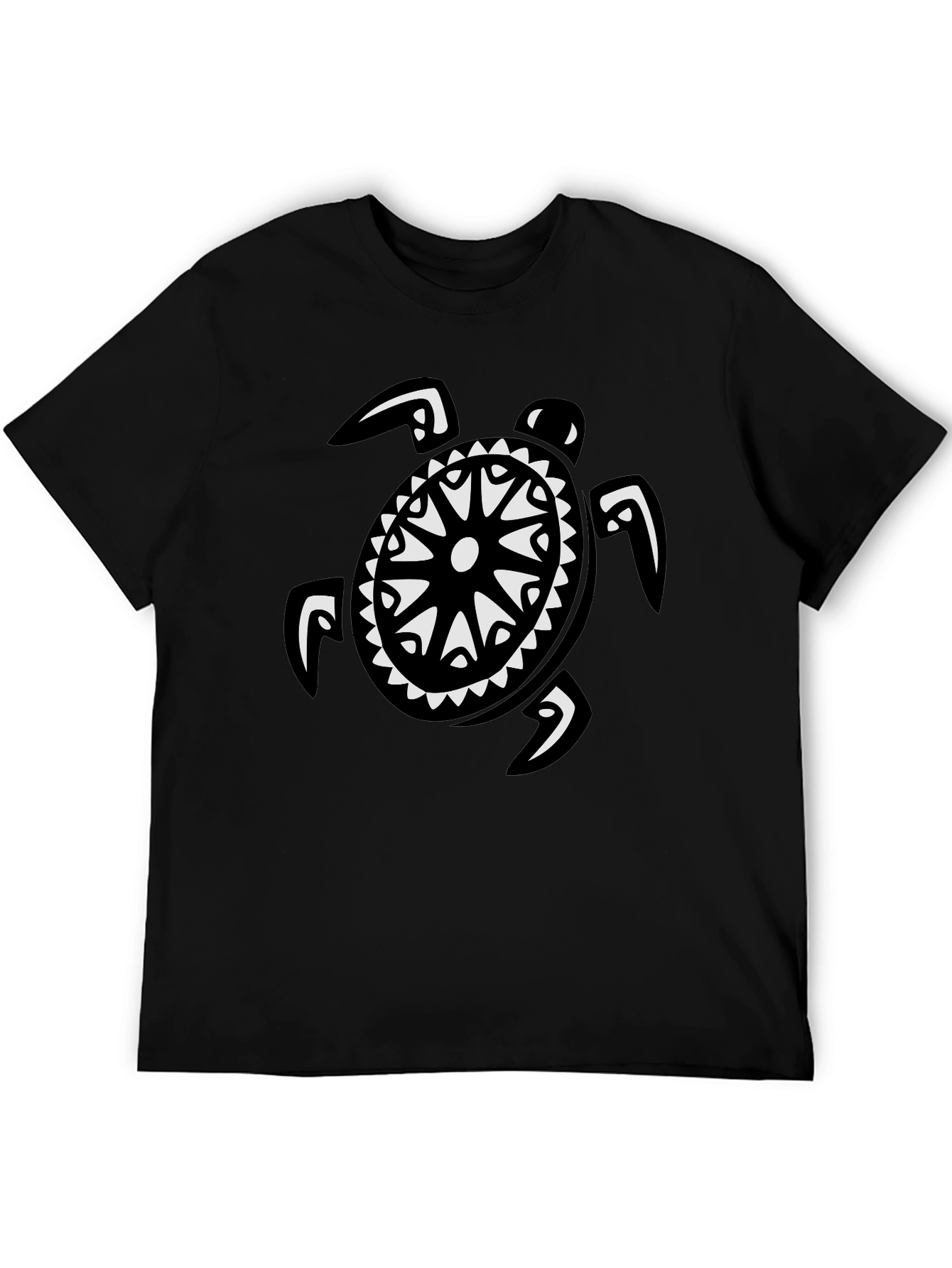 Black Turtle Graphic Tee - Island Style