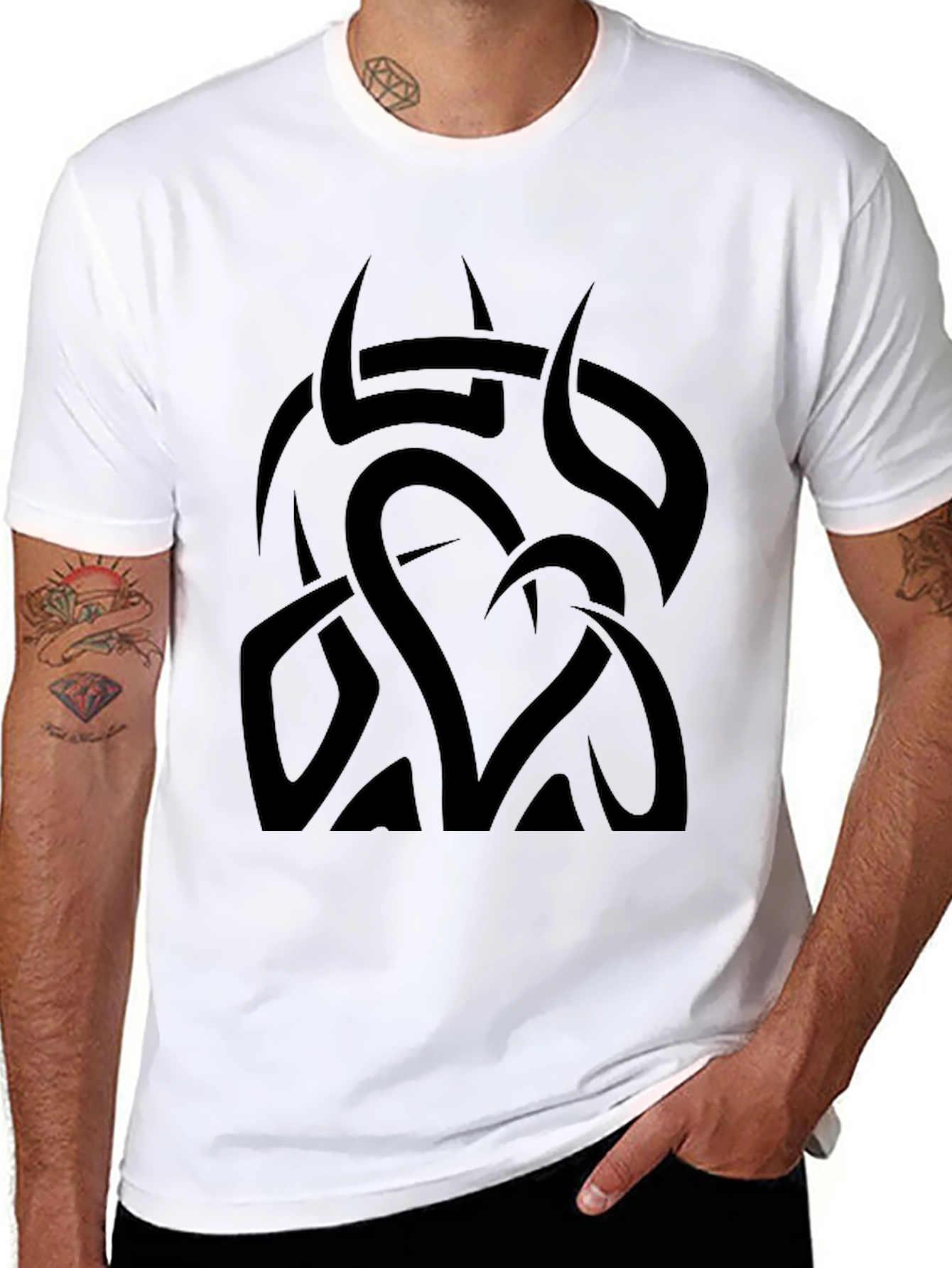 Tribal Heart Tee - Mens Graphic T-Shirt